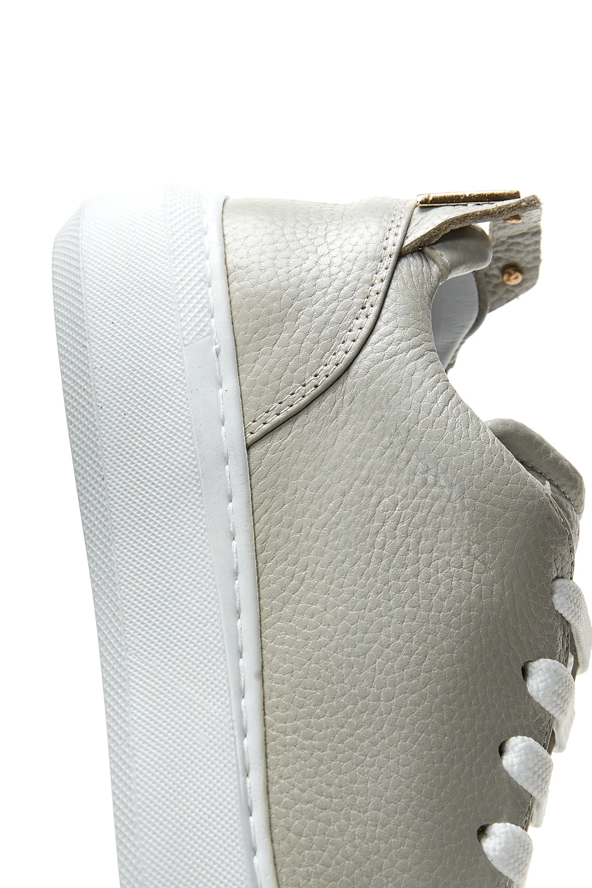 Kadın Deri Toka Detaylı Sneaker - Image 7