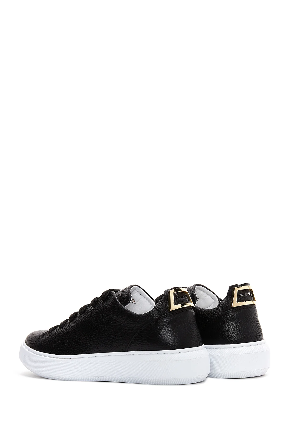 Kadın Deri Toka Detaylı Sneaker - Image 5