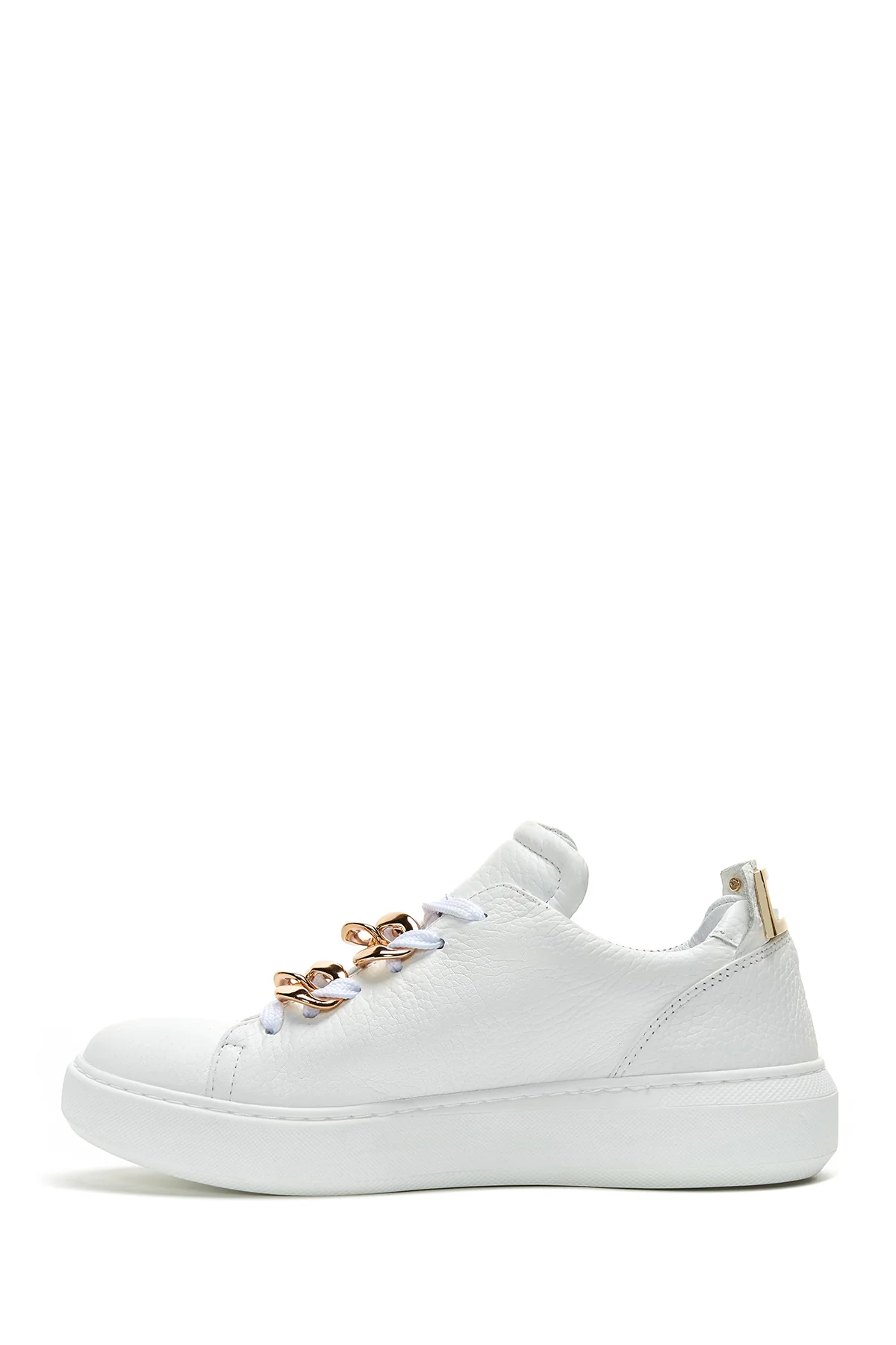 Kadın Deri Toka Detaylı Sneaker - Image 2