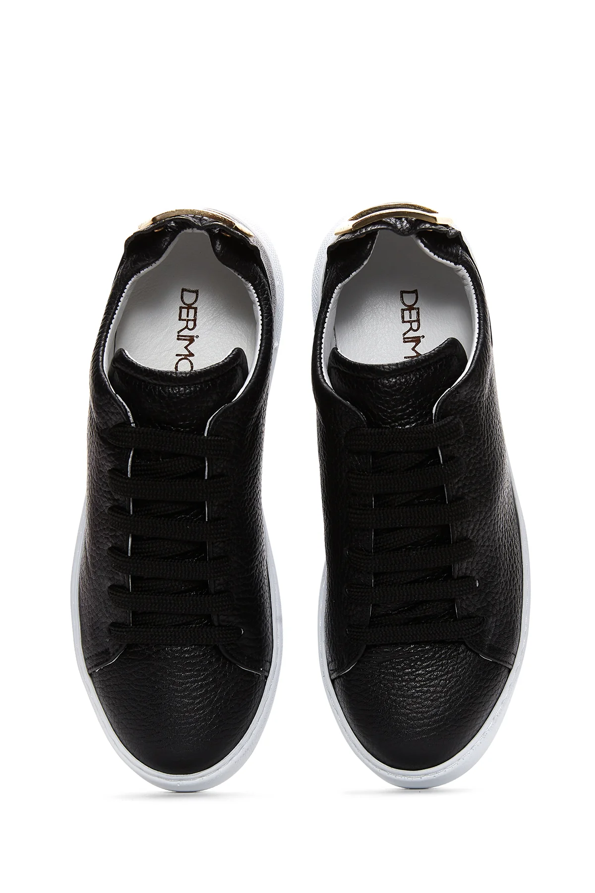 Kadın Deri Toka Detaylı Sneaker - Image 6