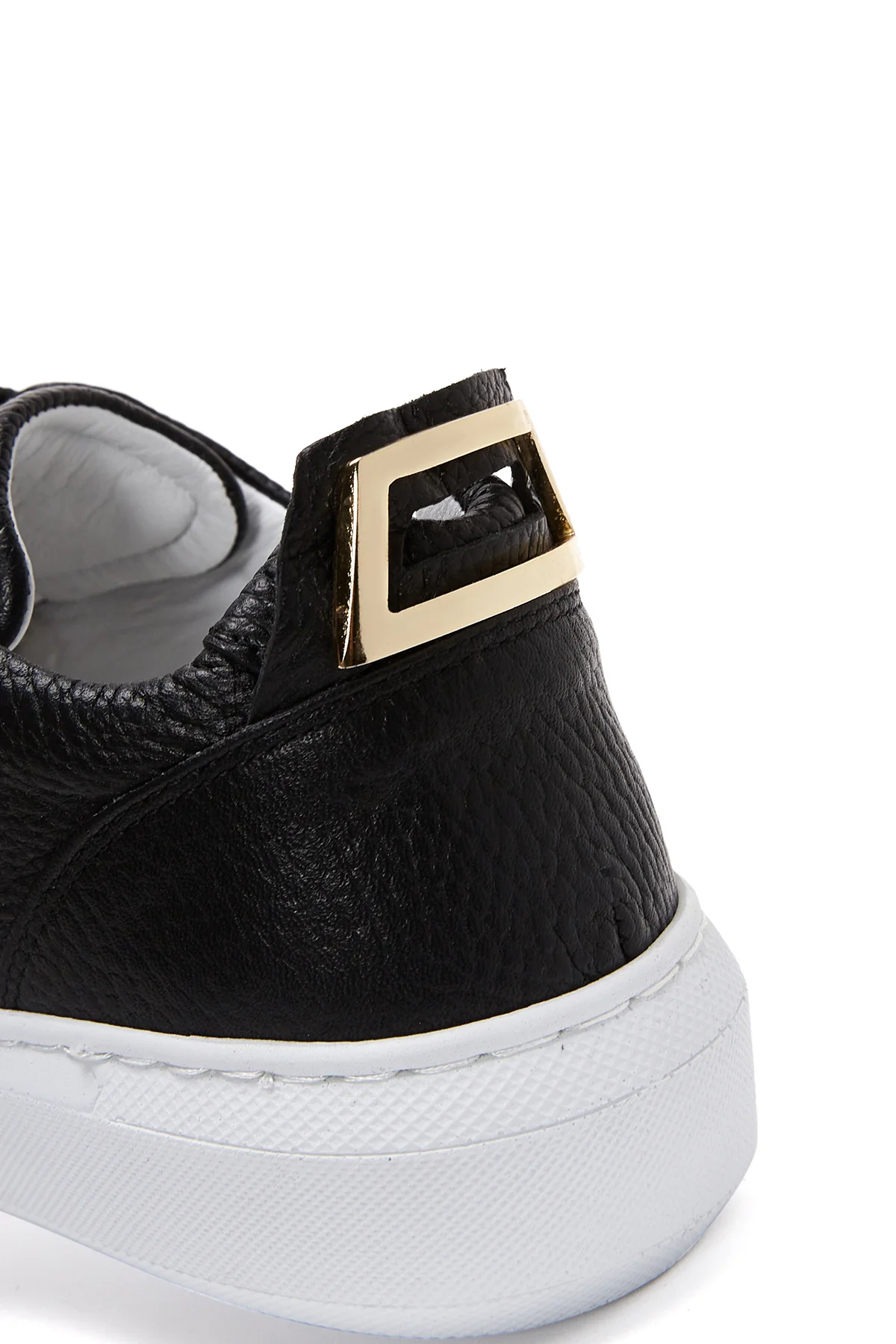 Kadın Deri Toka Detaylı Sneaker - Image 8