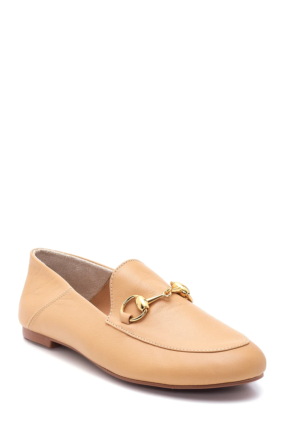 Kadın Deri Tokalı Loafer - Image 3
