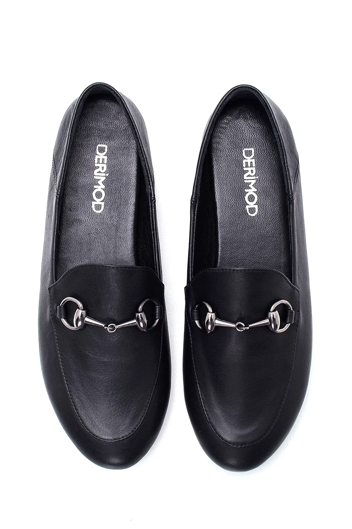 Kadın Deri Tokalı Loafer - Image 7