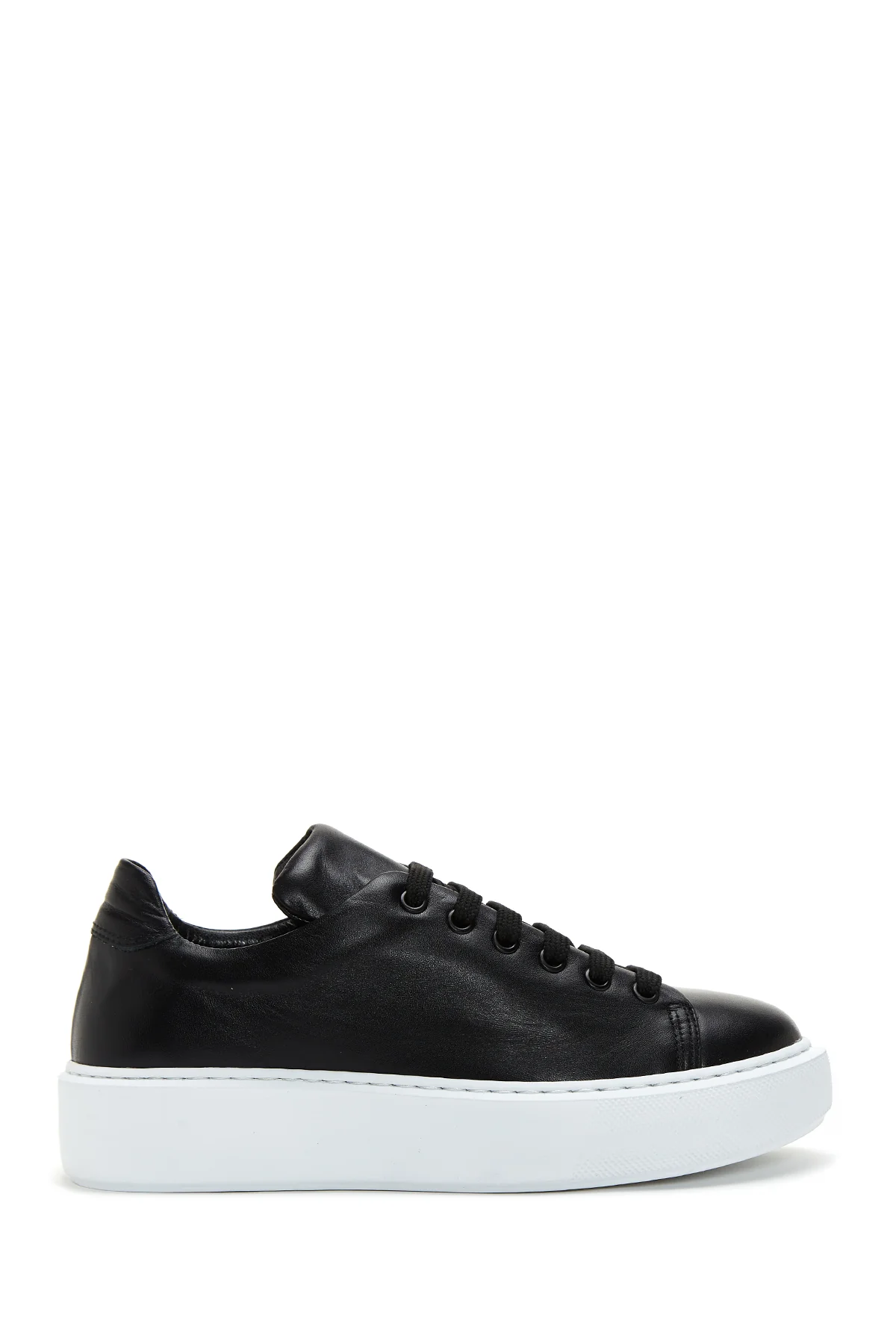 Kadın Deri Yüksek Taban Sneaker