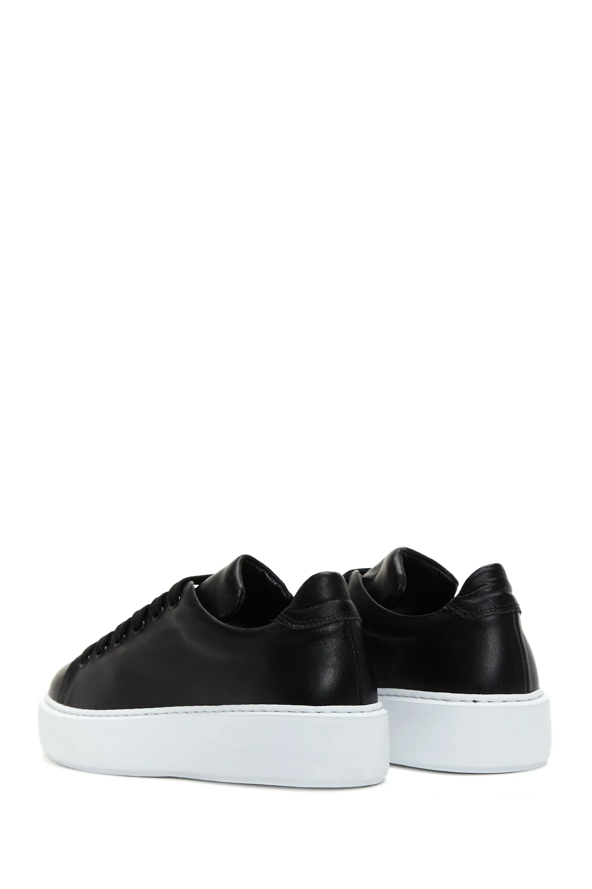 Kadın Deri Yüksek Taban Sneaker - Image 5