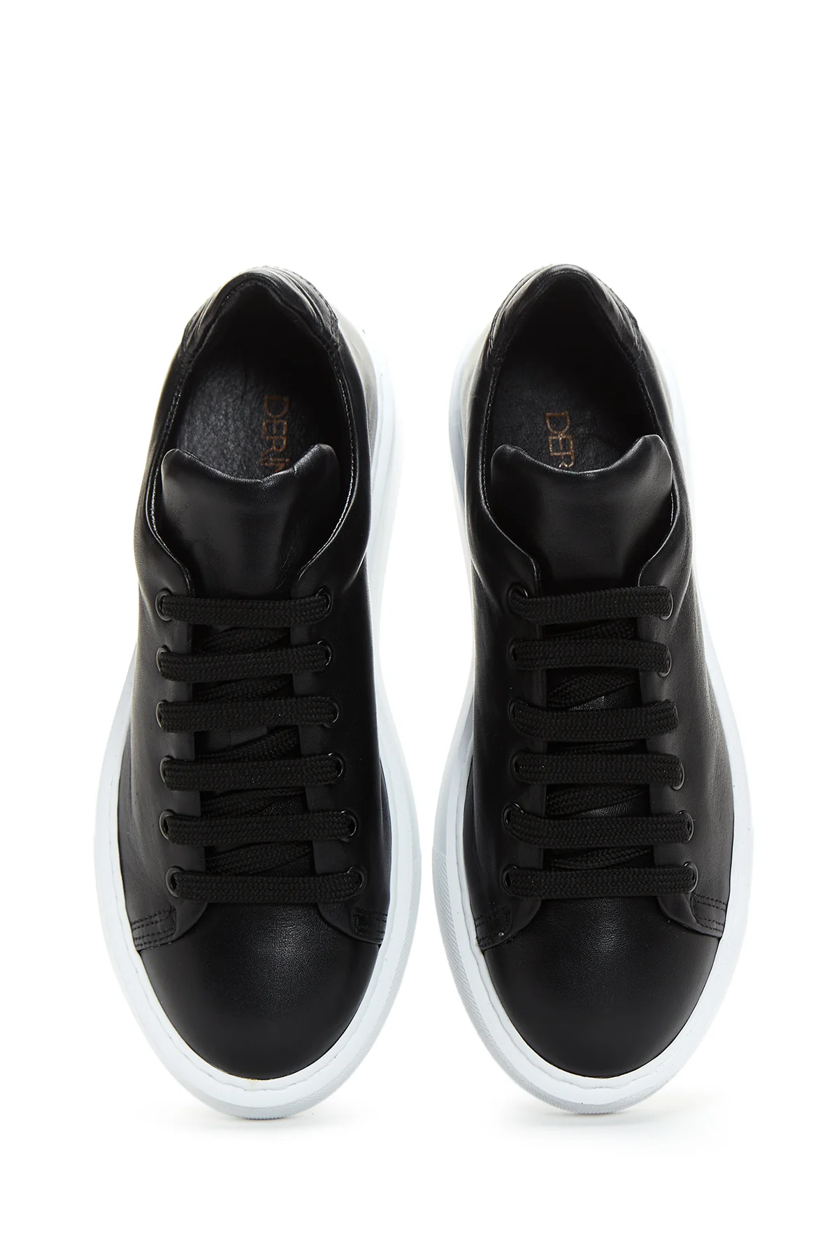 Kadın Deri Yüksek Taban Sneaker - Image 6