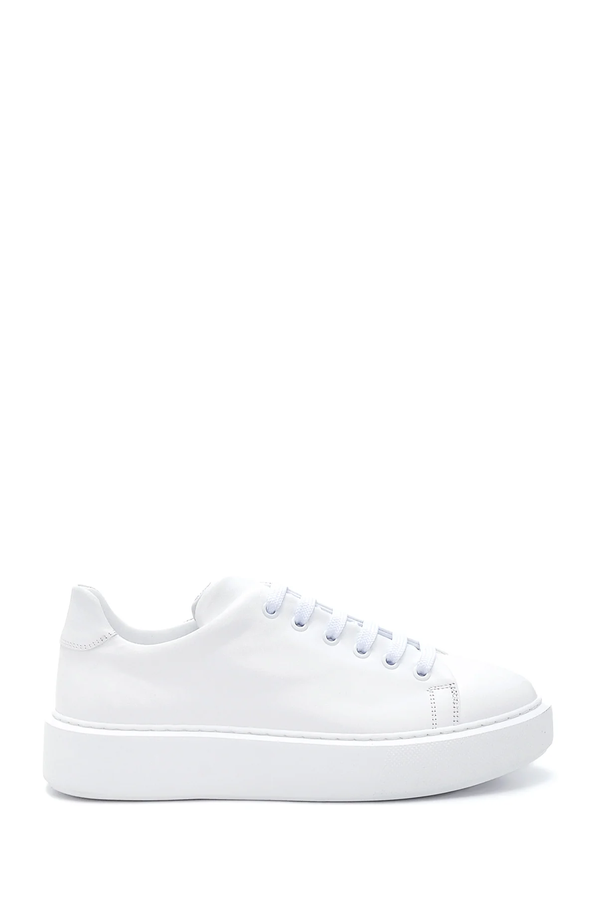 Kadın Deri Yüksek Taban Sneaker - Image 2