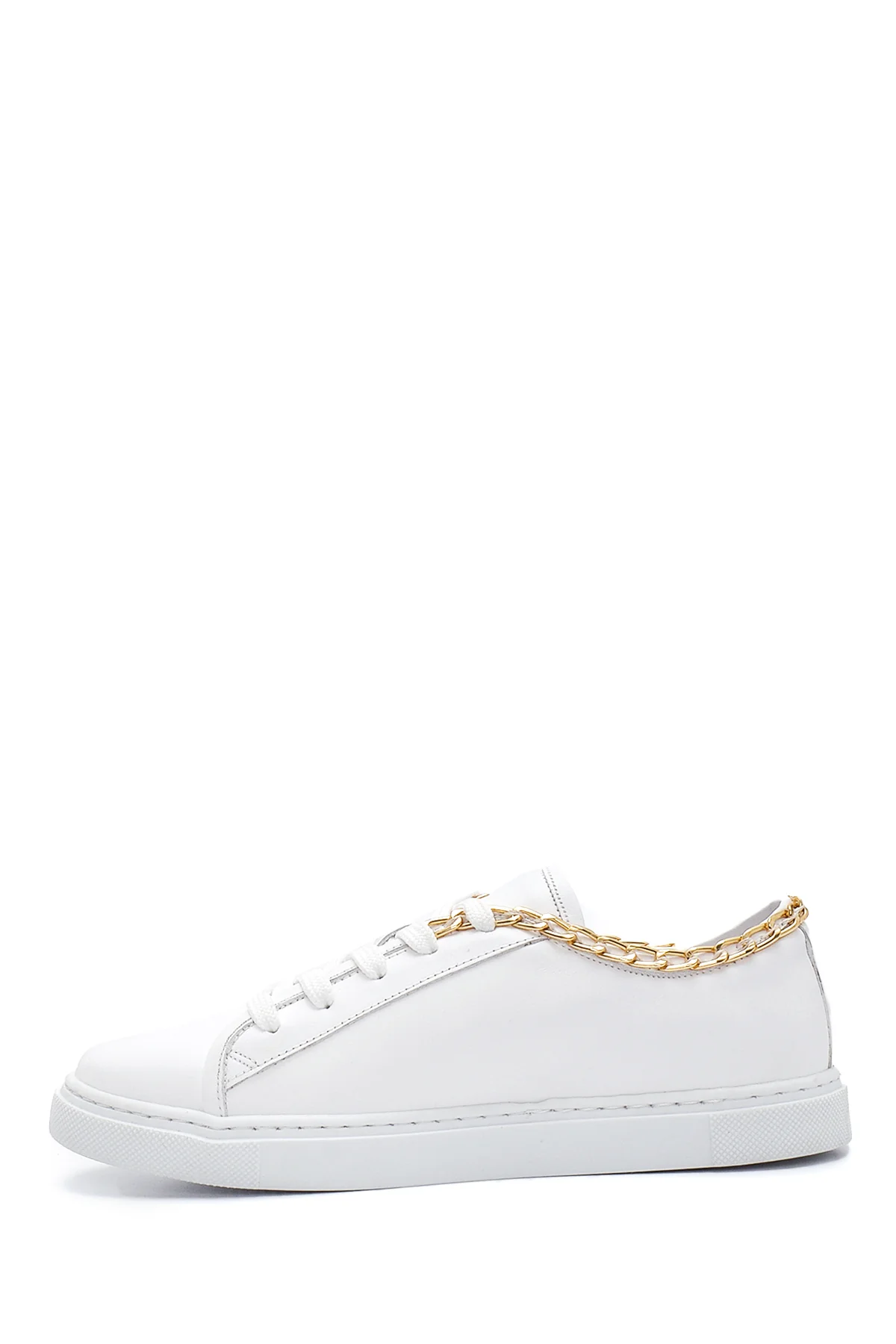 Kadın Deri Zincirli Sneaker - Image 2