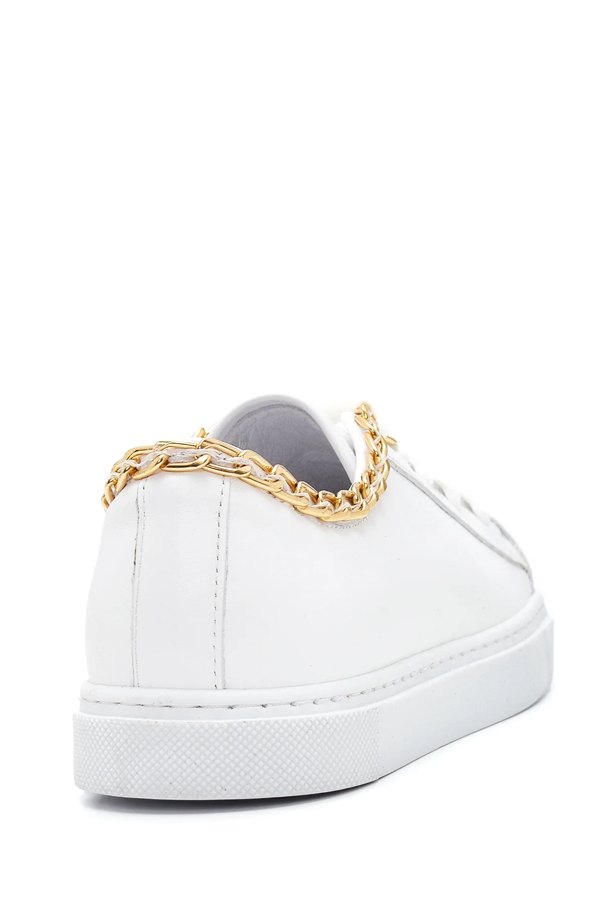 Kadın Deri Zincirli Sneaker - Image 5