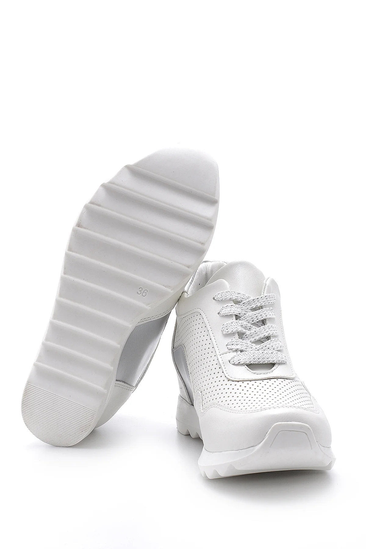 Kadın Dolgu Topuk Sneaker - Image 4