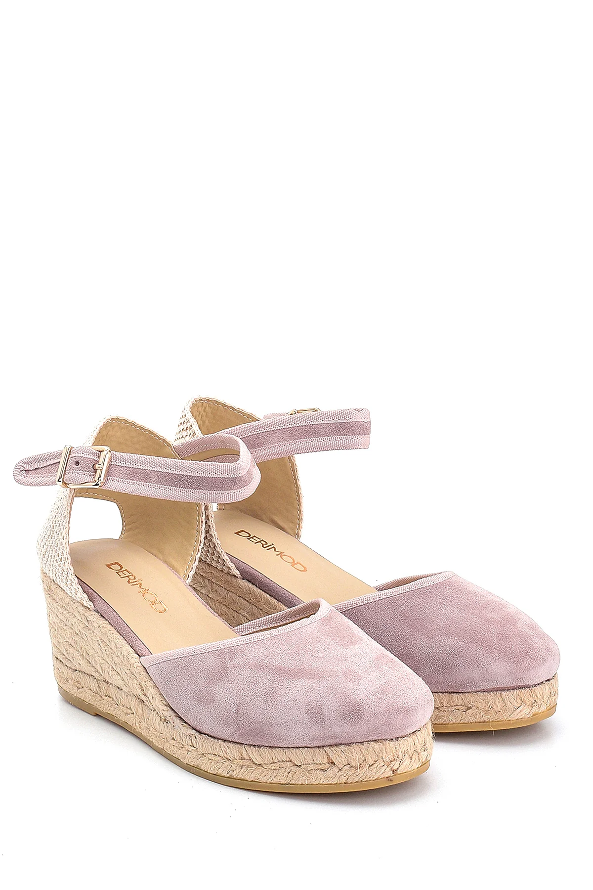 Kadın Dolgu Topuk Süet Espadril - Image 3