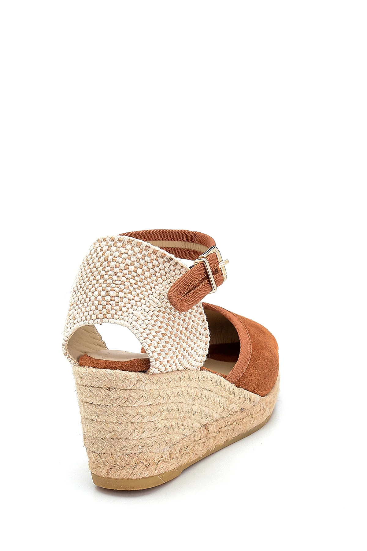 Kadın Dolgu Topuk Süet Espadril - Image 4