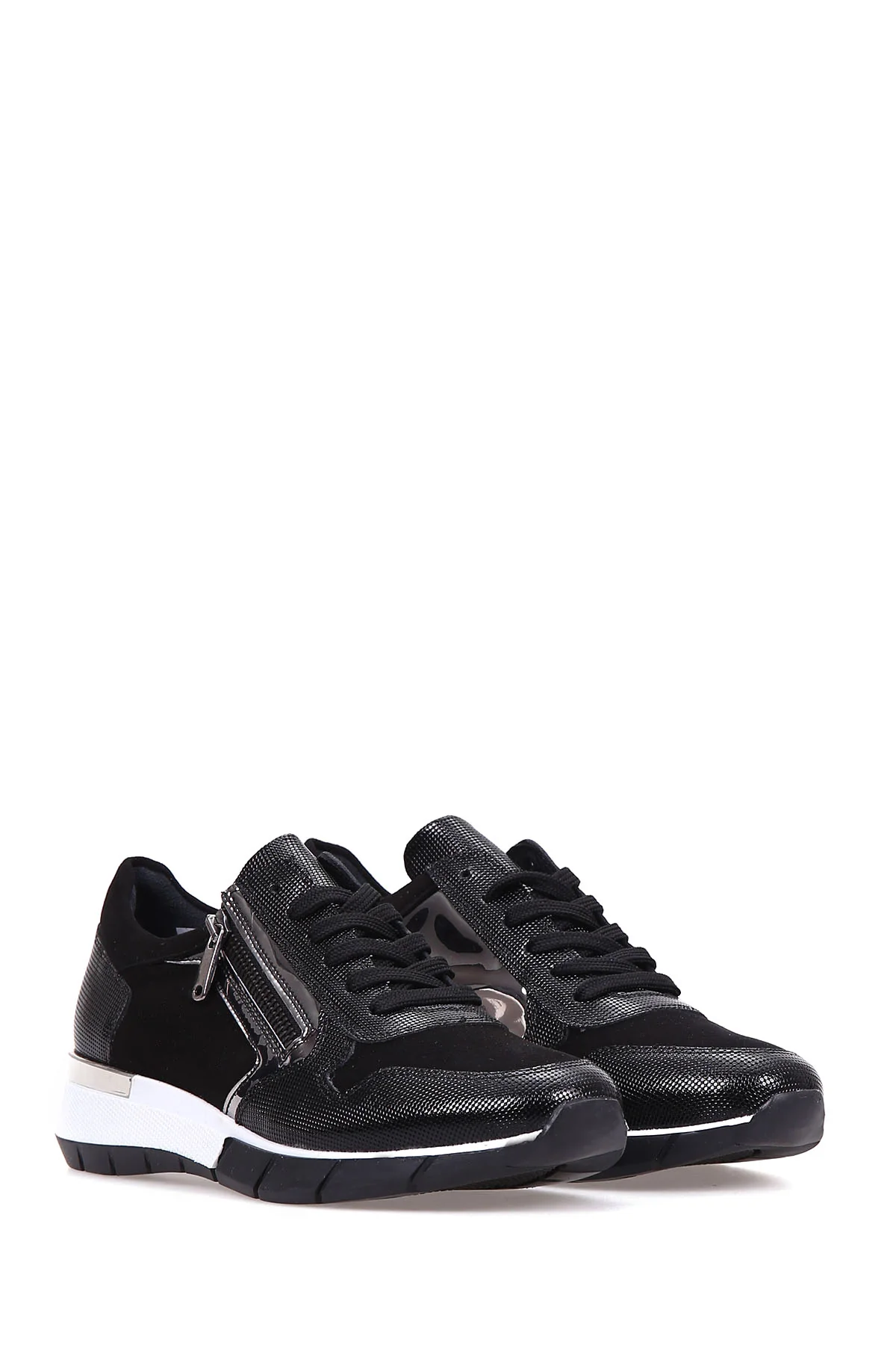Kadın Fermuar Detaylı Sneaker - Image 5