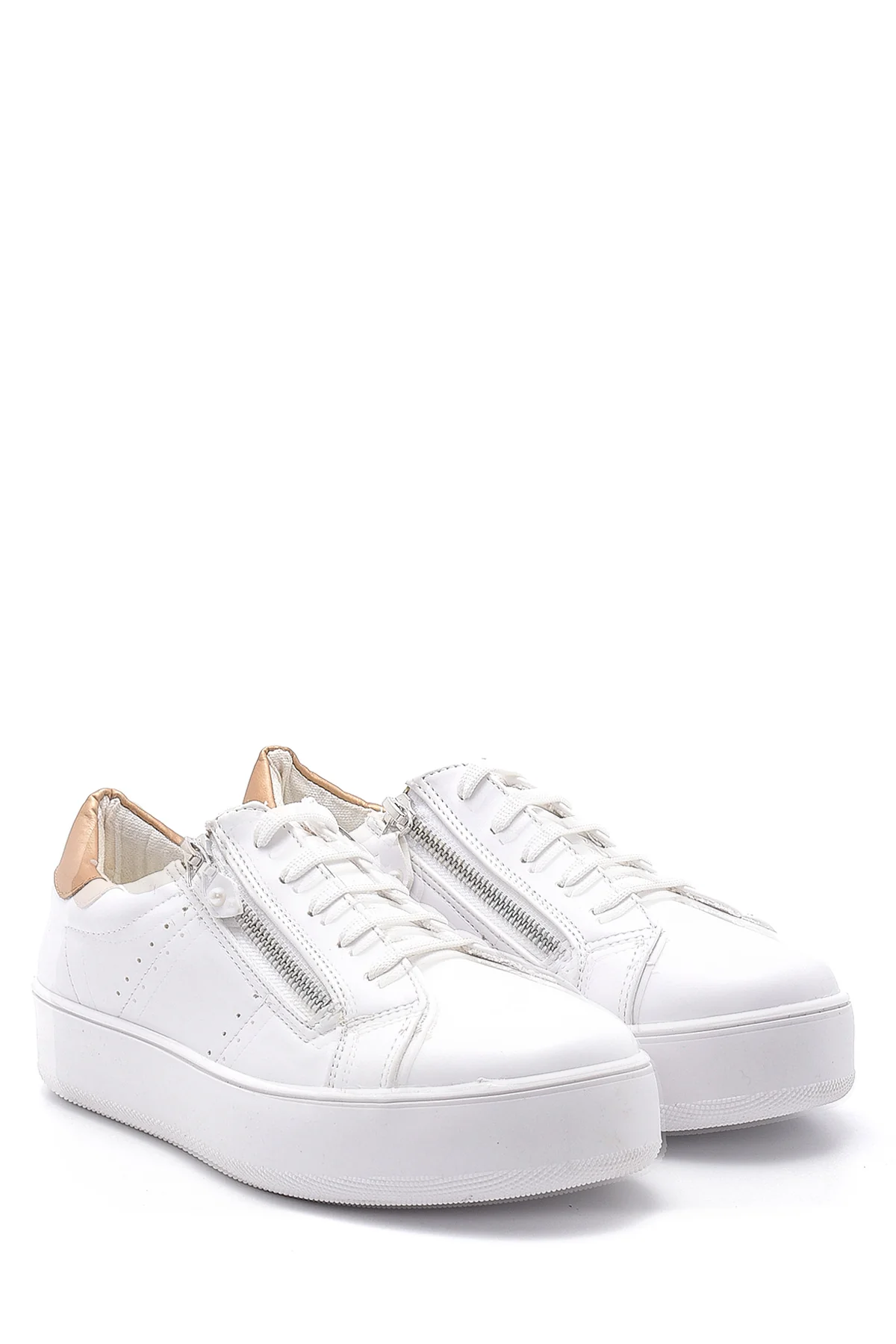 Kadın Fermuar Detaylı Sneaker - Image 3