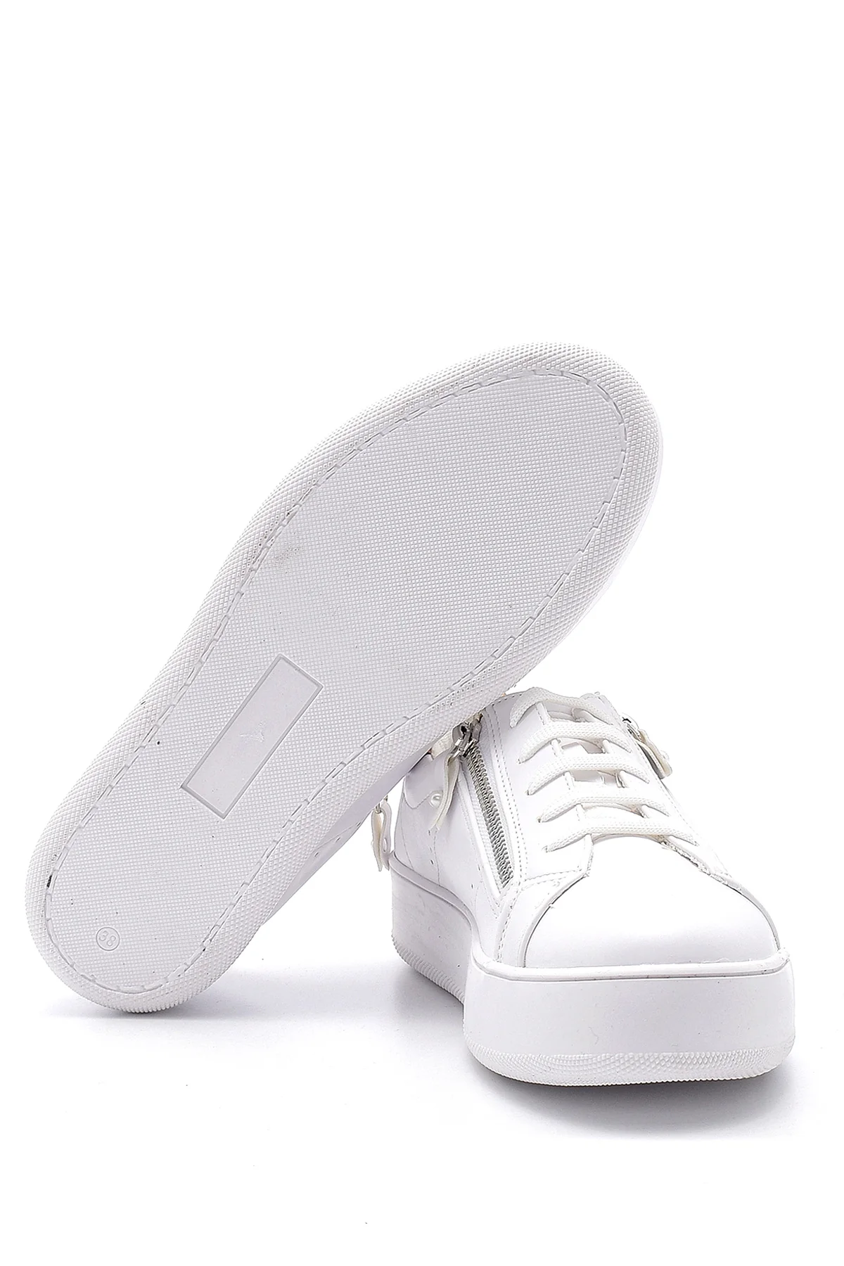 Kadın Fermuar Detaylı Sneaker - Image 4