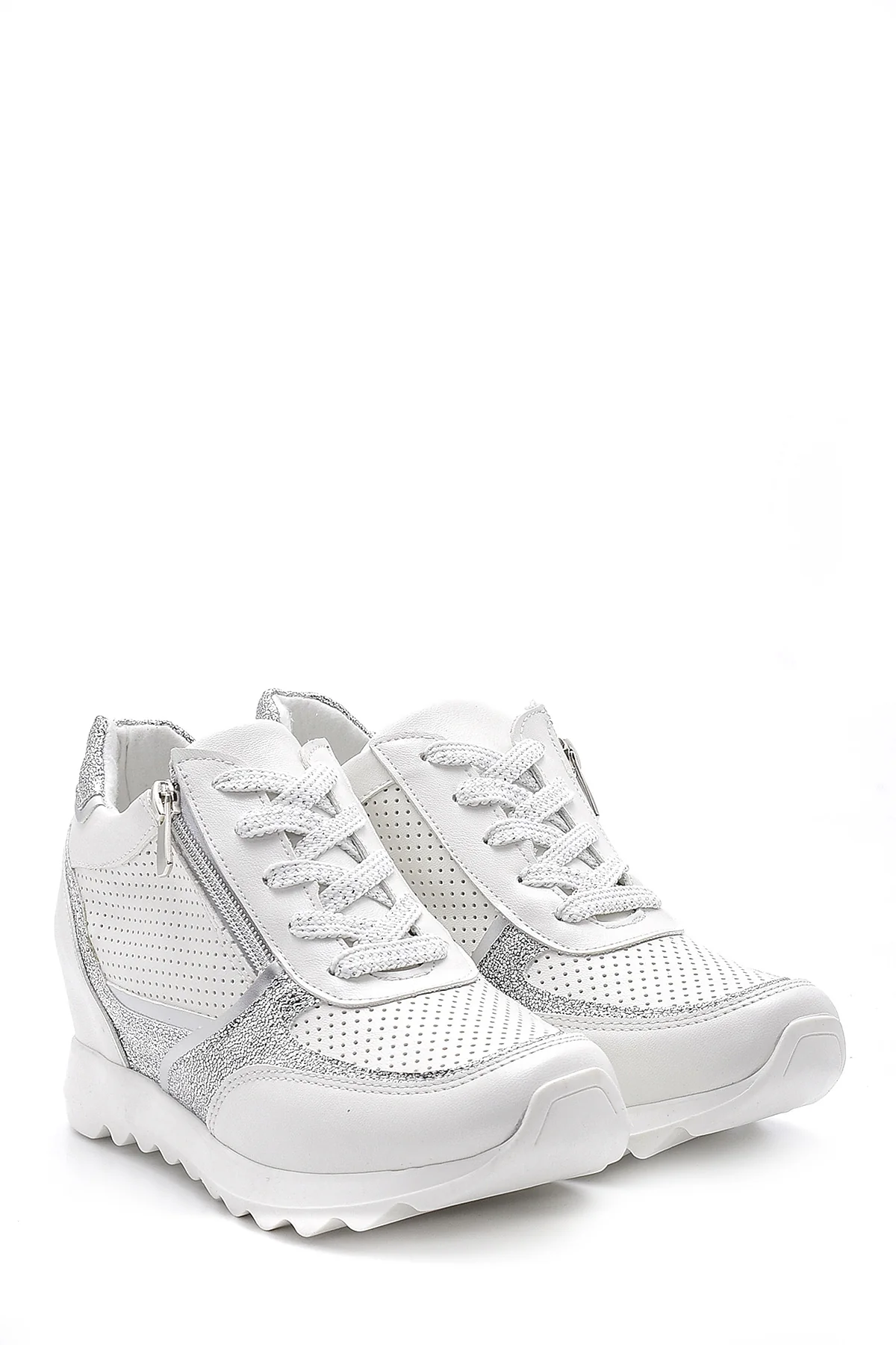 Kadın Fermuar Detaylı Sneaker - Image 3
