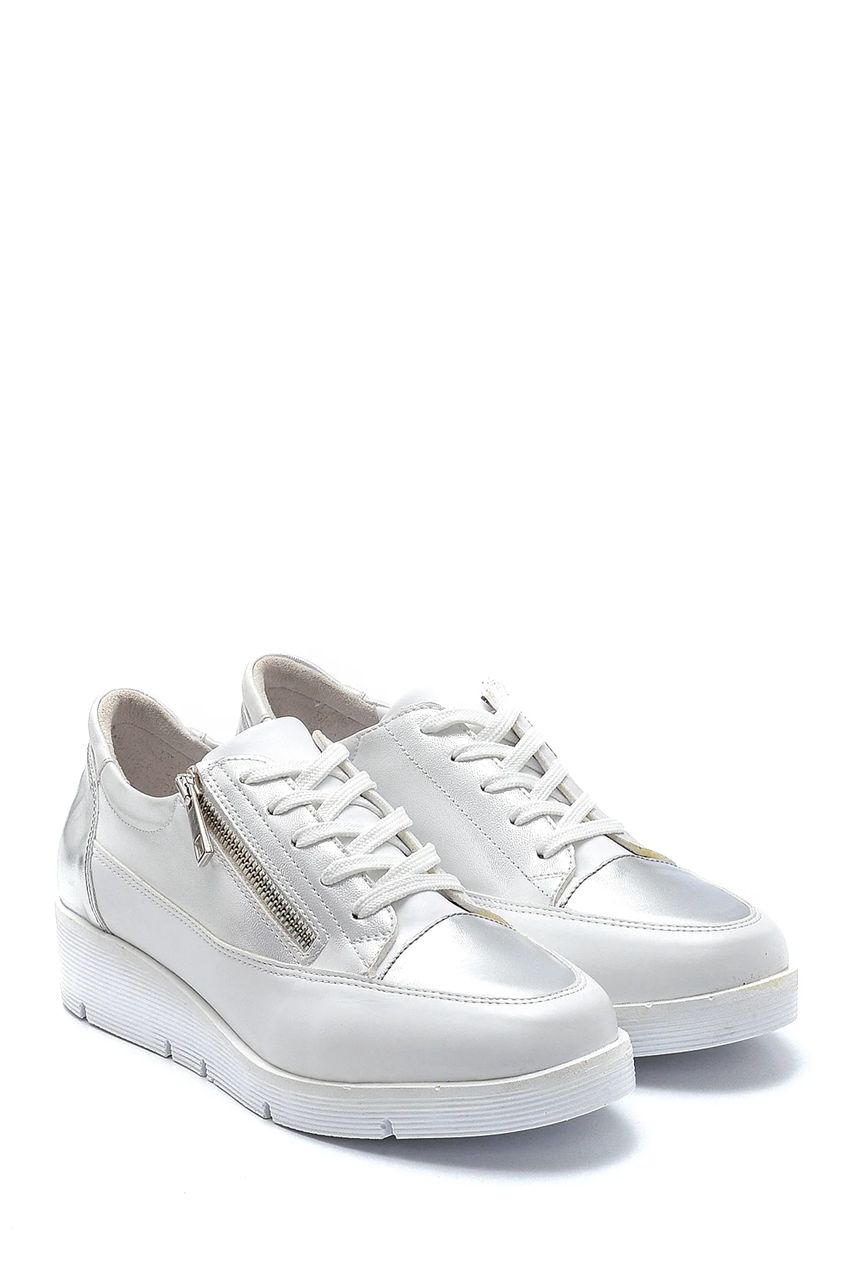 Kadın Fermuar Detaylı Sneaker - Image 3