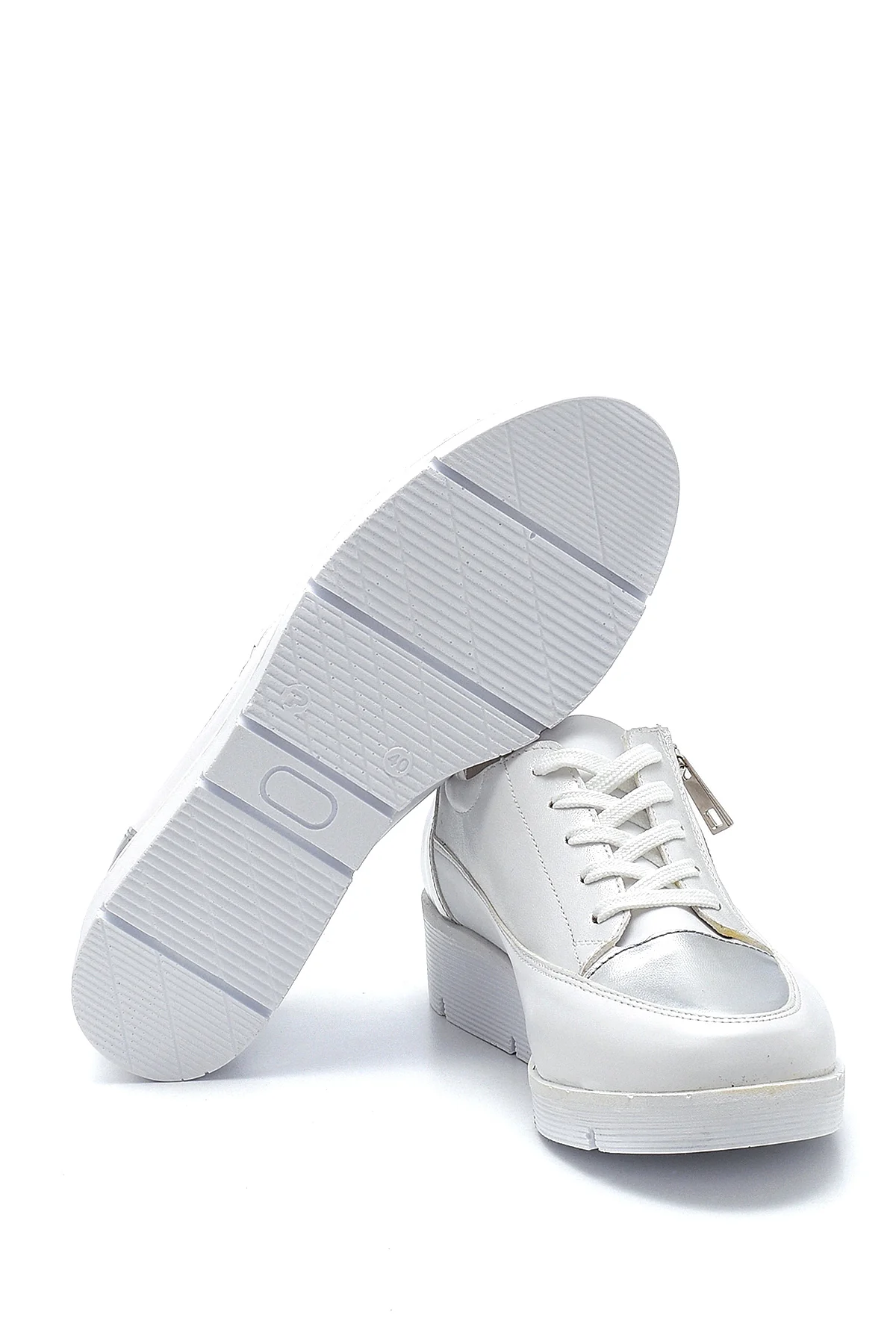 Kadın Fermuar Detaylı Sneaker - Image 4