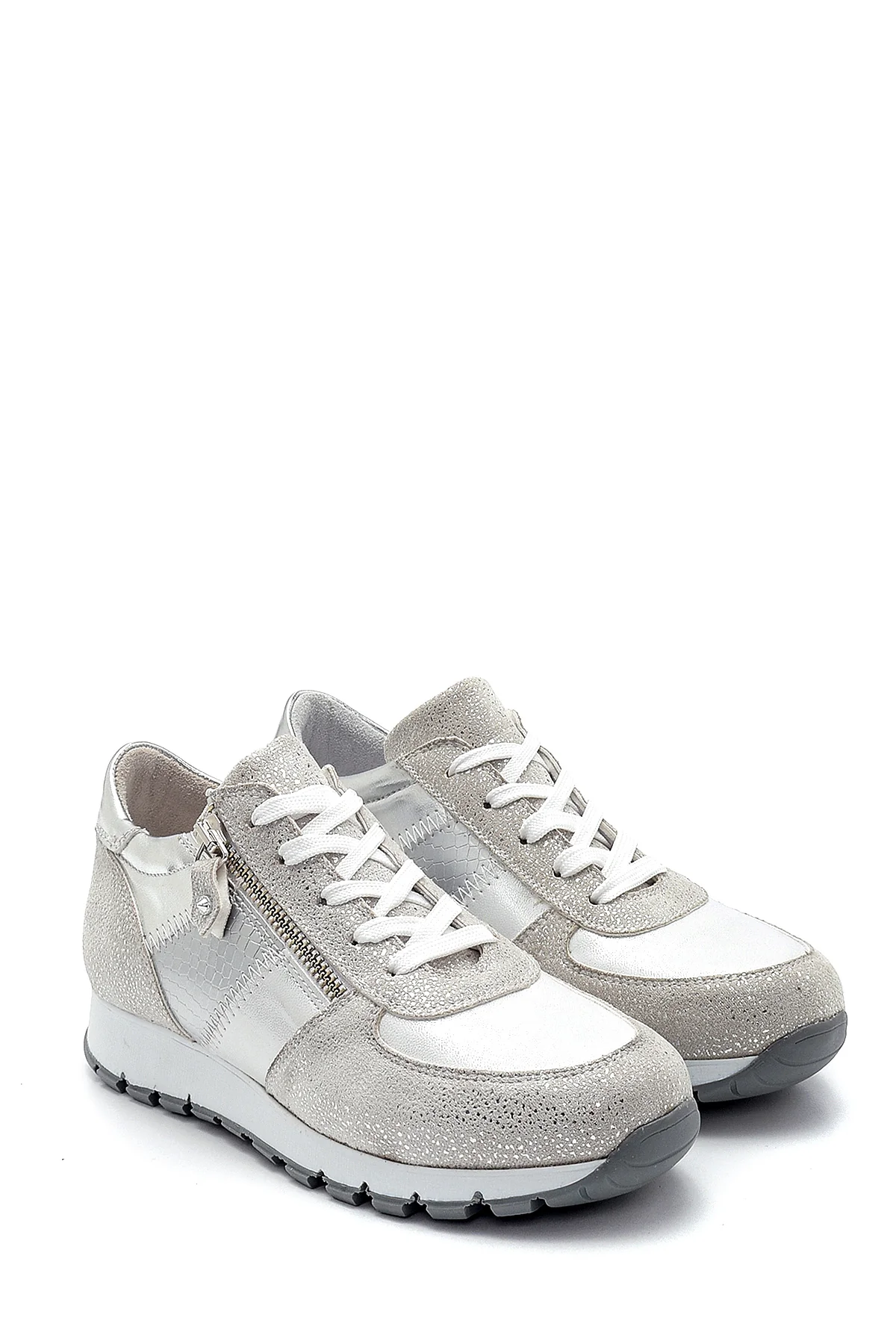Kadın Fermuar Detaylı Sneaker - Image 3