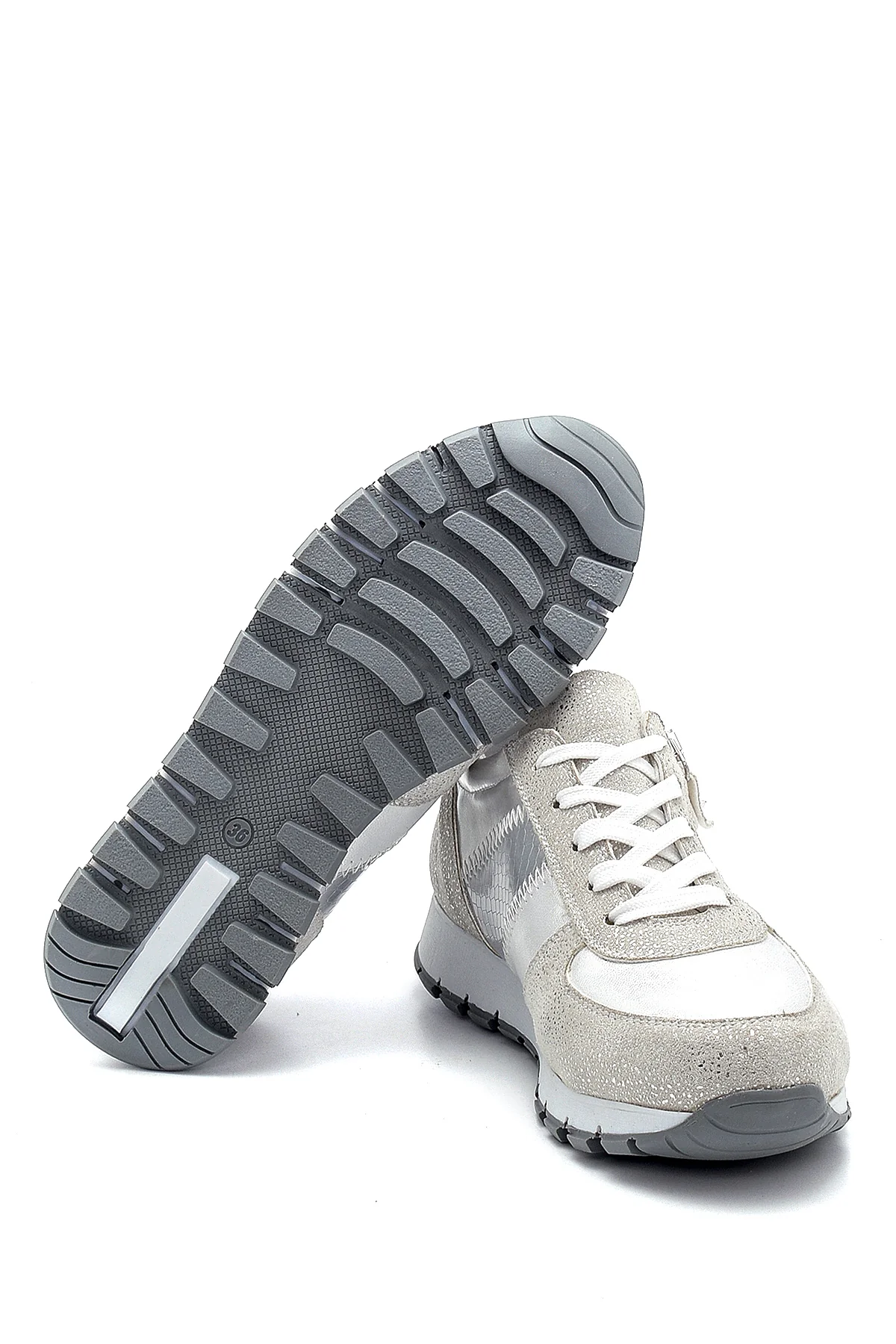 Kadın Fermuar Detaylı Sneaker - Image 4