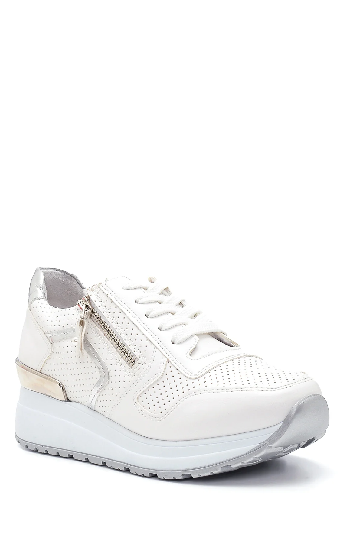 Kadın Fermuar Detaylı Sneaker - Image 3