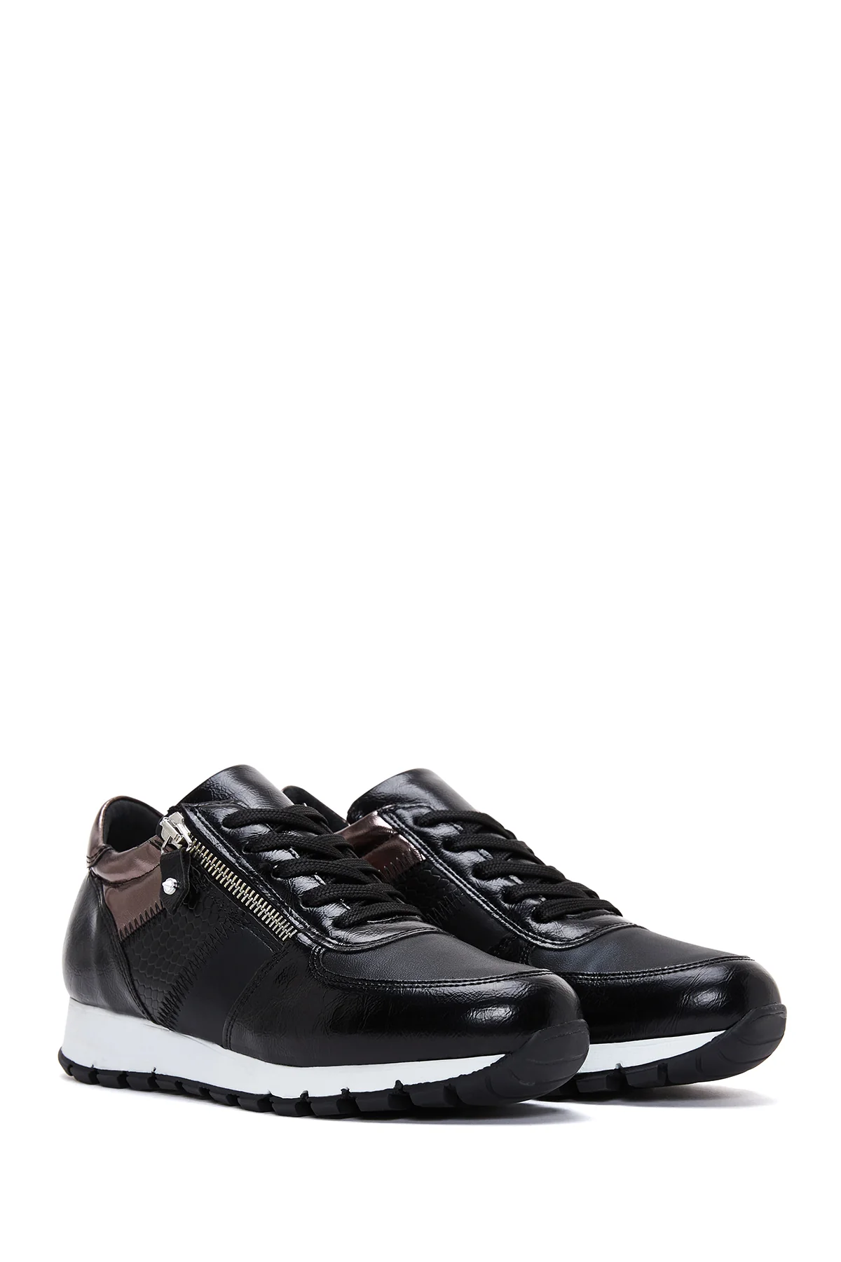 Kadın Fermuar Detaylı Sneaker - Image 3