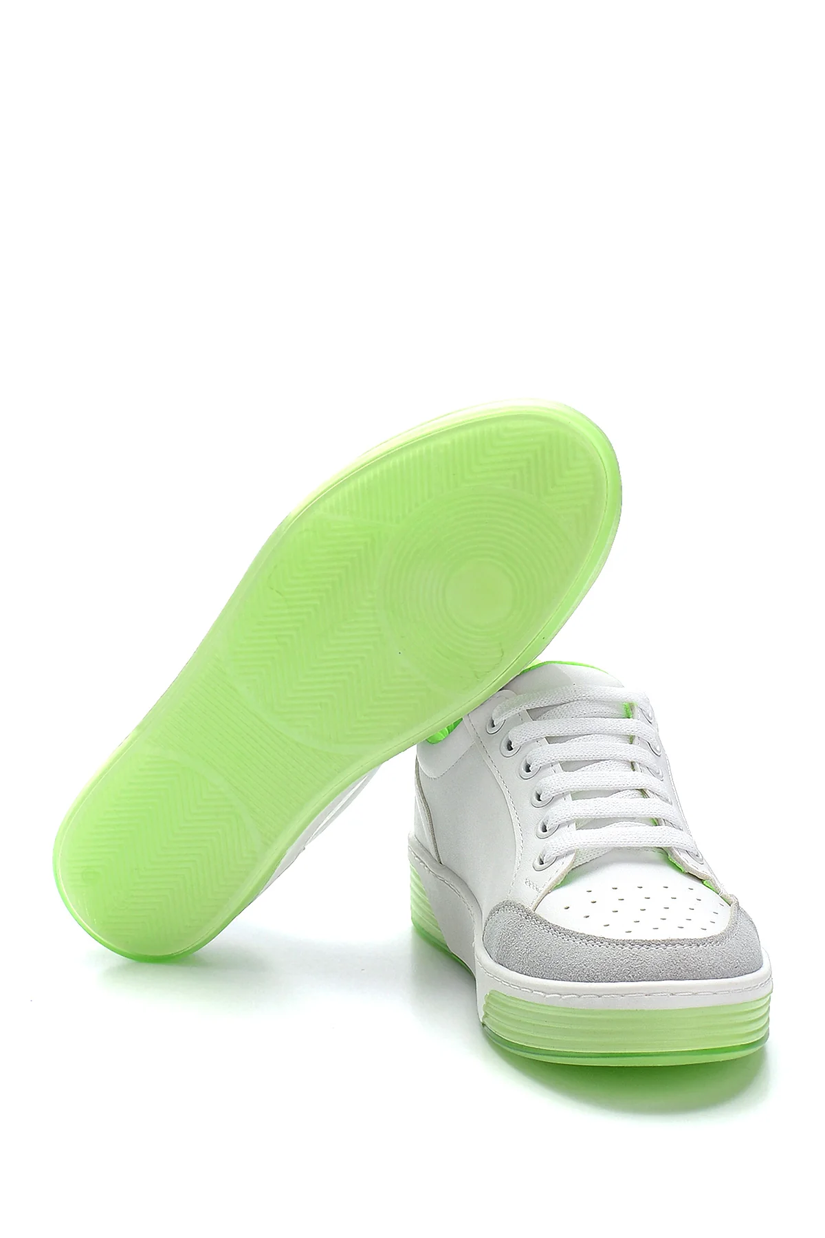 Kadın Fosfor Detaylı Sneaker - Image 4