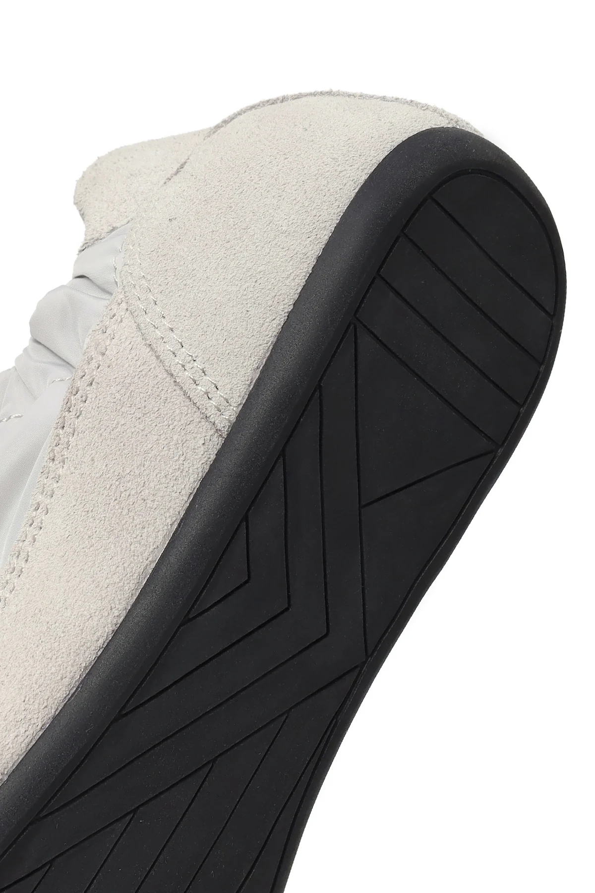 Kadın Gri Bağcıklı Deri Sneaker - Image 8