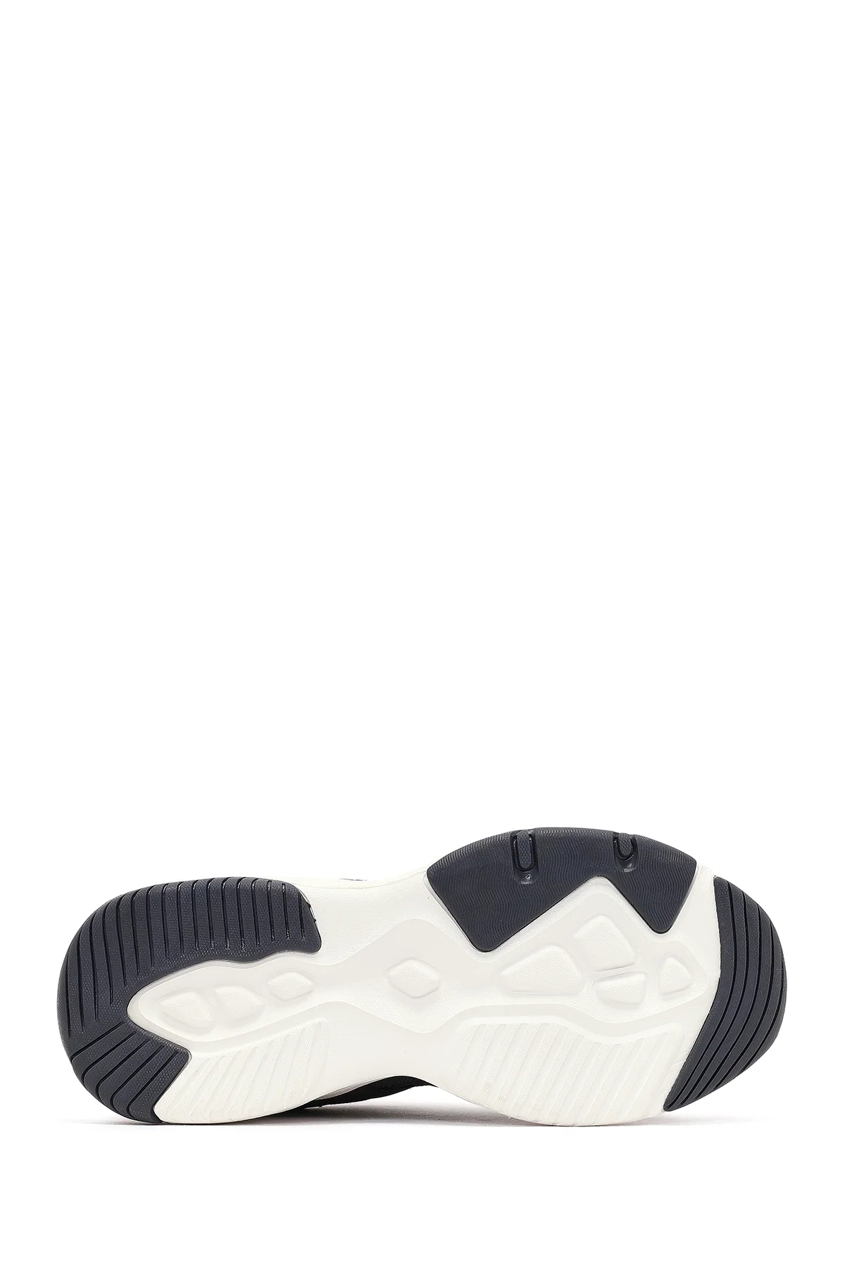 Kadın Gri Bağcıklı Kalın Tabanlı Sneaker - Image 4