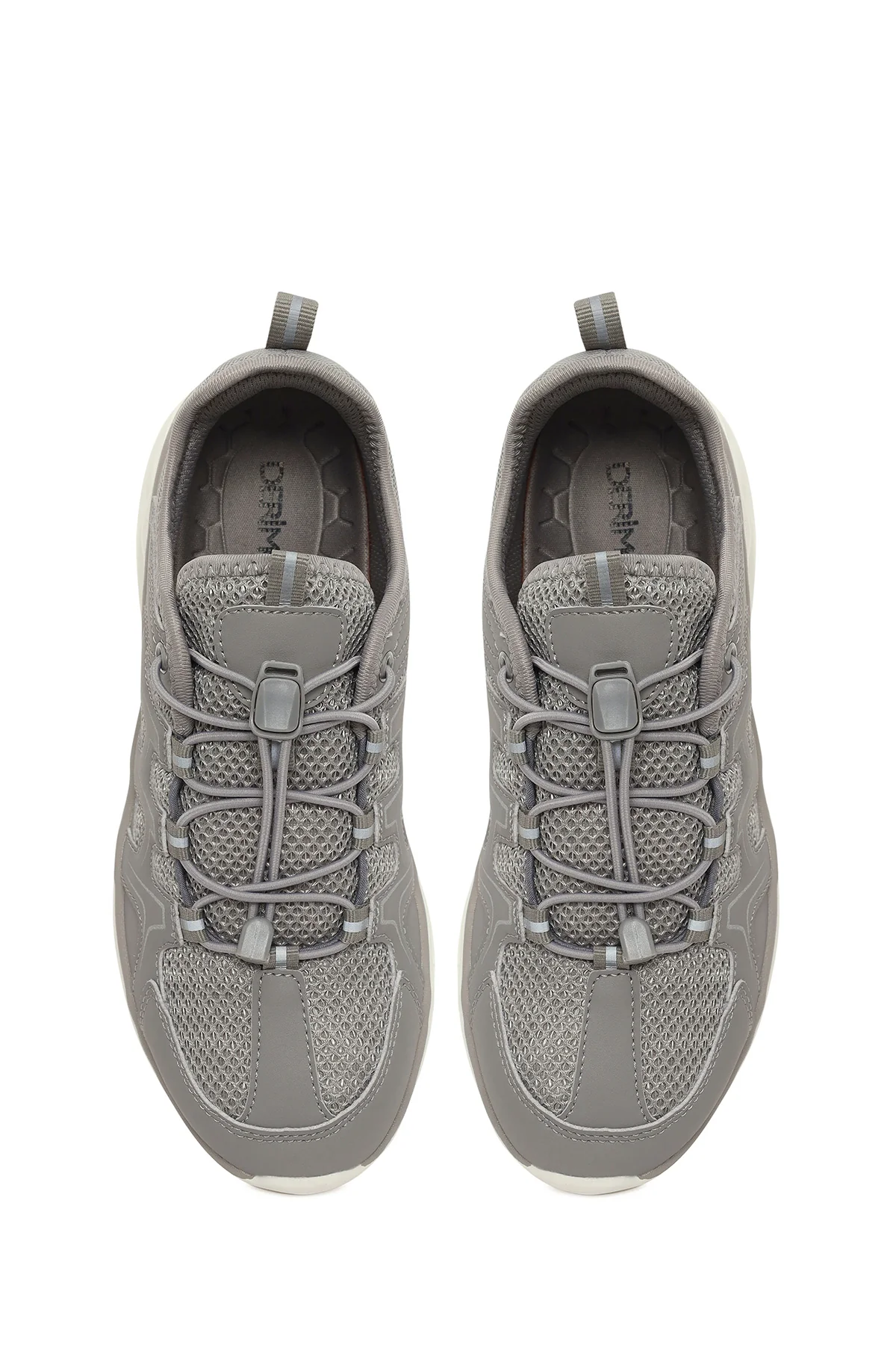 Kadın Gri Kalın Tabanlı Sneaker - Image 4