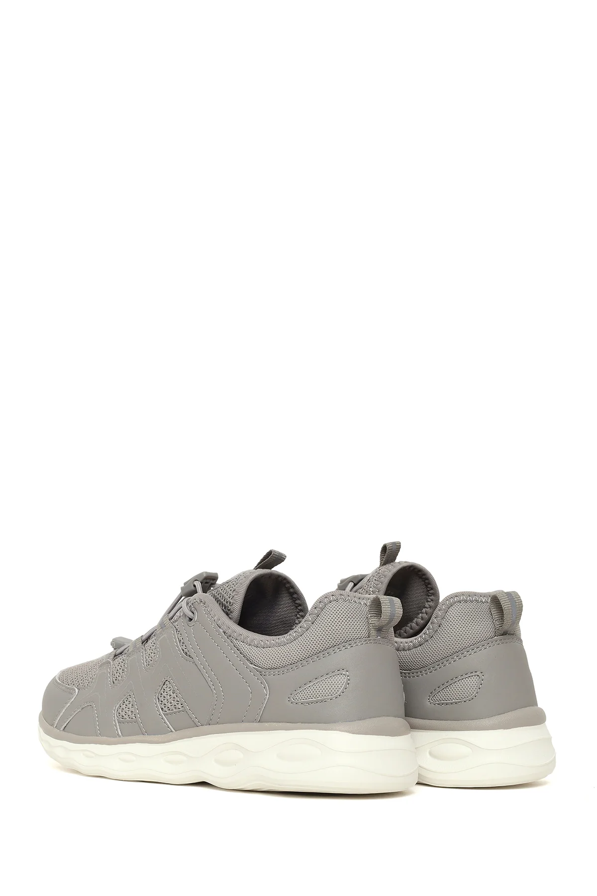 Kadın Gri Kalın Tabanlı Sneaker - Image 6
