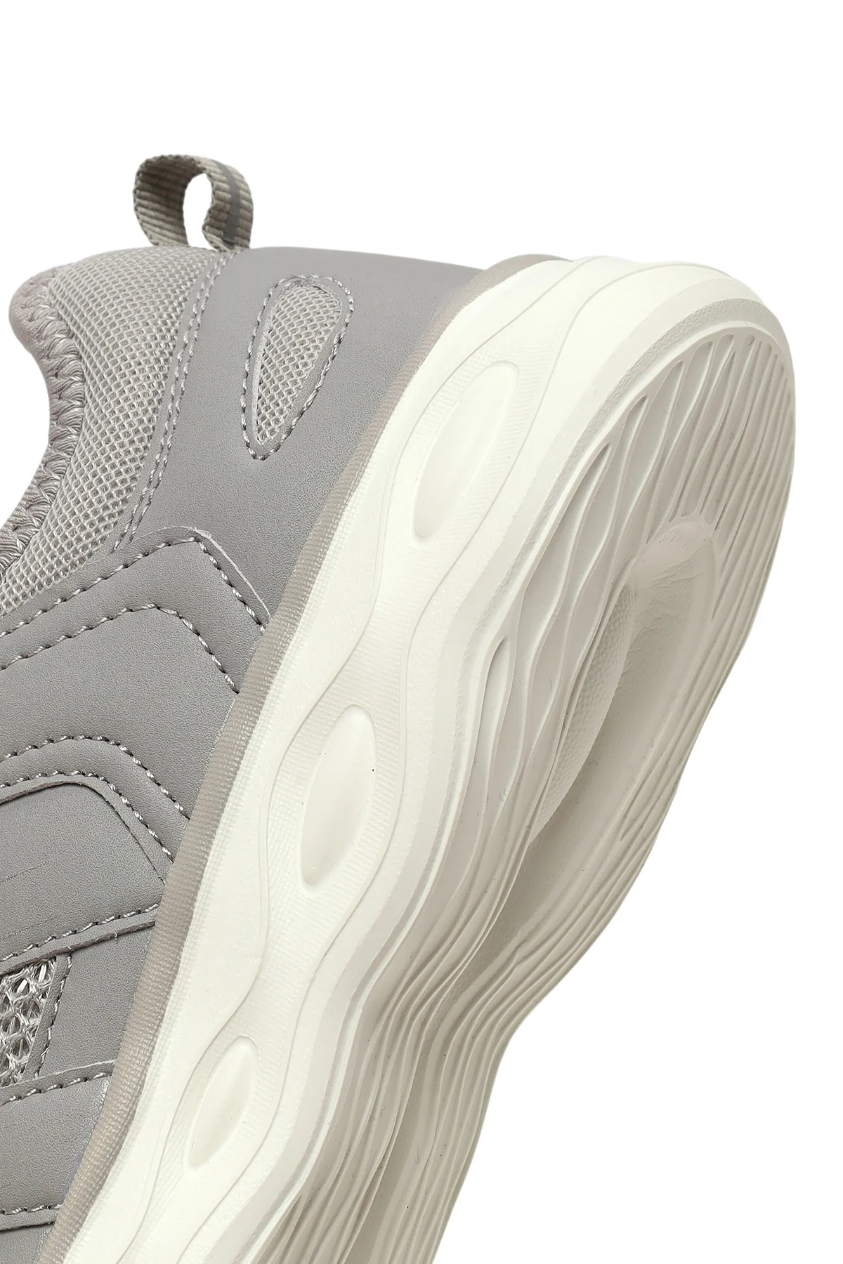 Kadın Gri Kalın Tabanlı Sneaker - Image 9