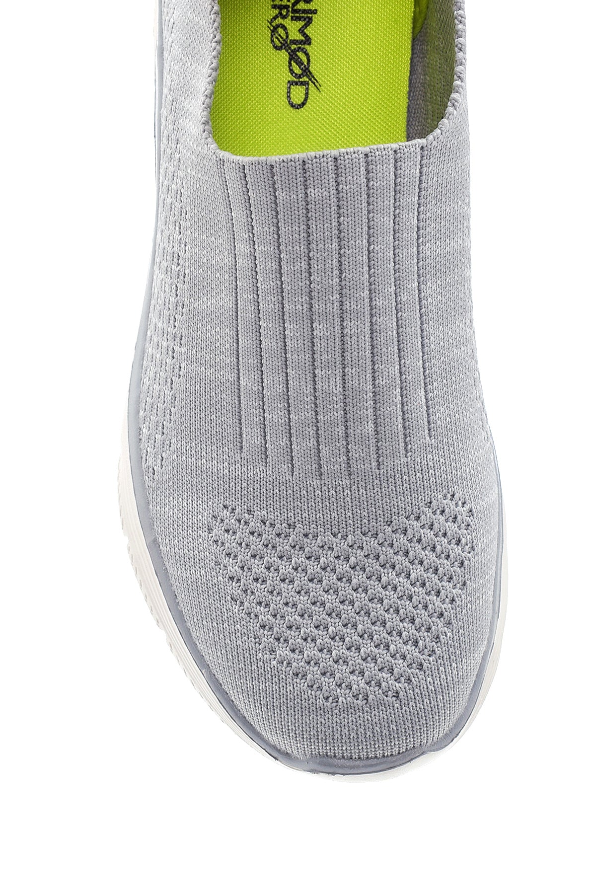 Kadın Gri Neon Detaylı Sneaker - Image 6