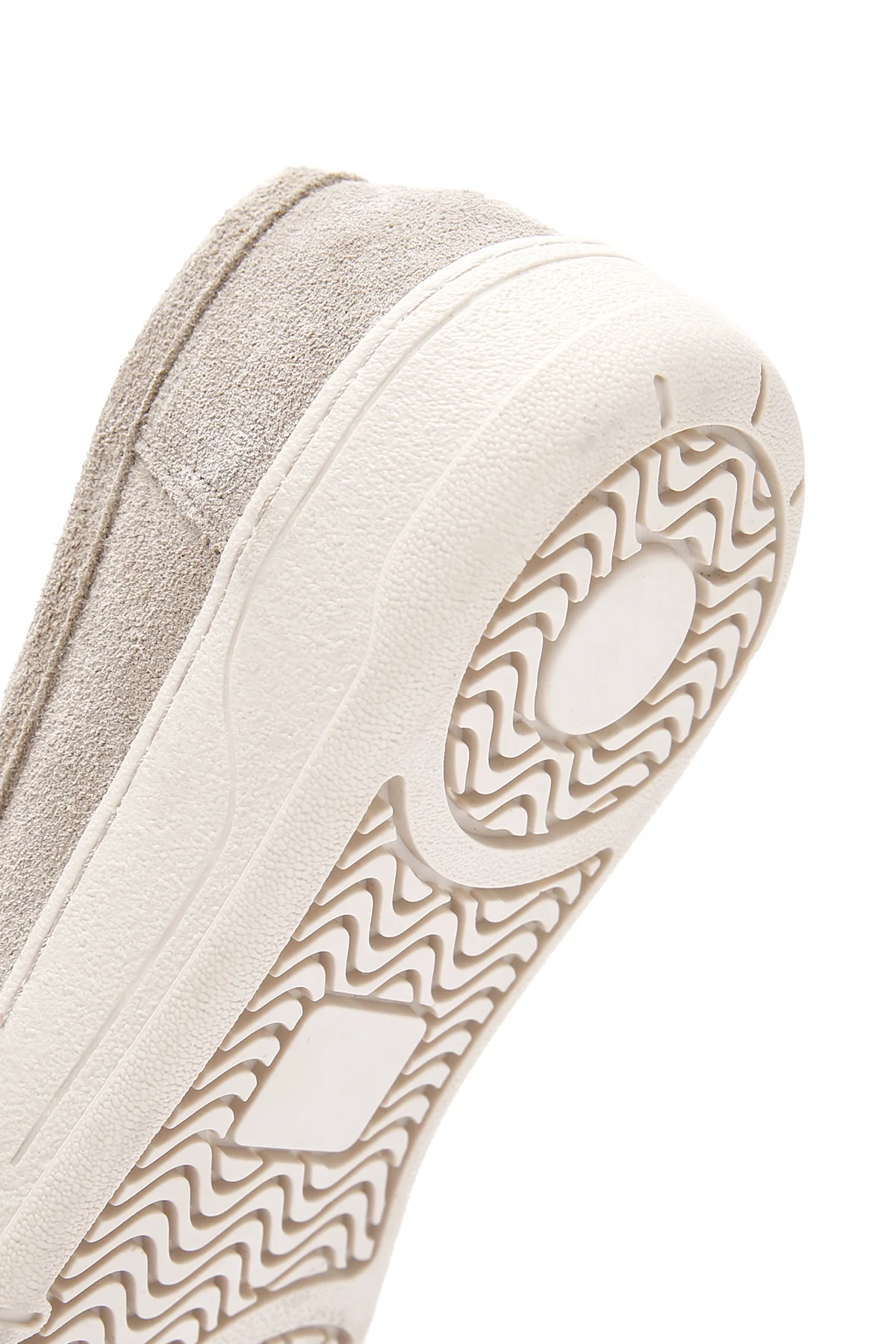 Kadın Gri Süet Deri Casual Loafer - Image 9