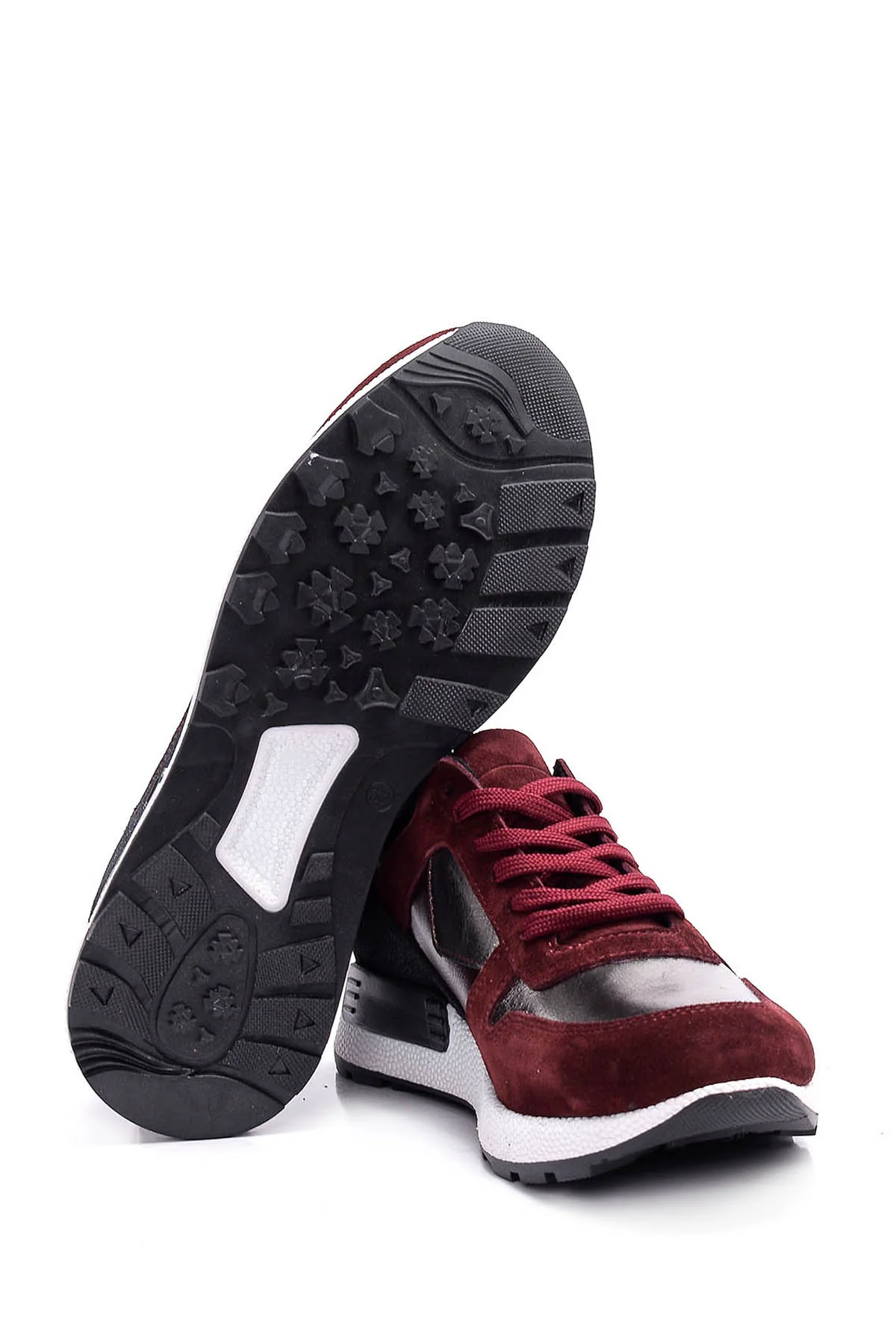Kadın Gümüş Detaylı Sneaker - Image 5