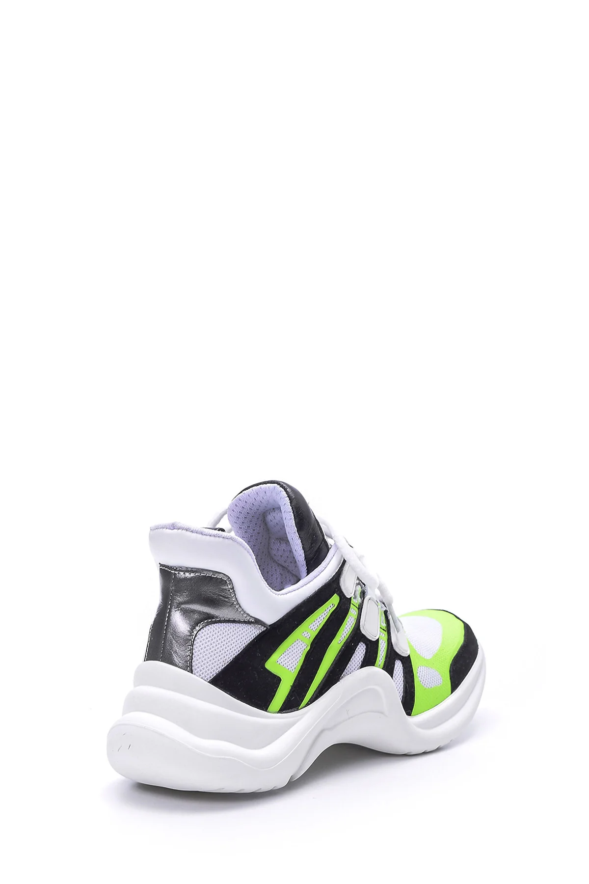 Kadın Gümüş Detaylı Sneaker - Image 5
