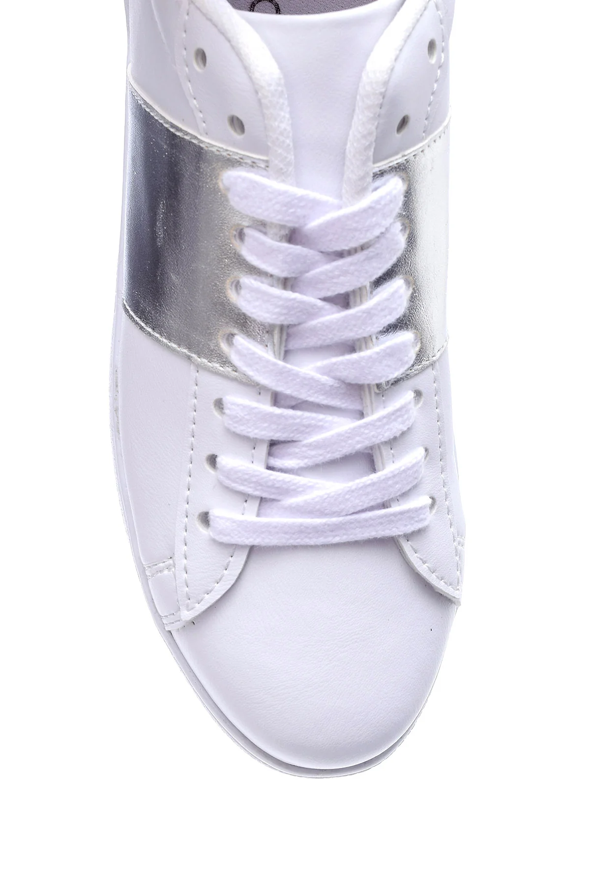 Kadın Gümüş Detaylı Sneaker - Image 6