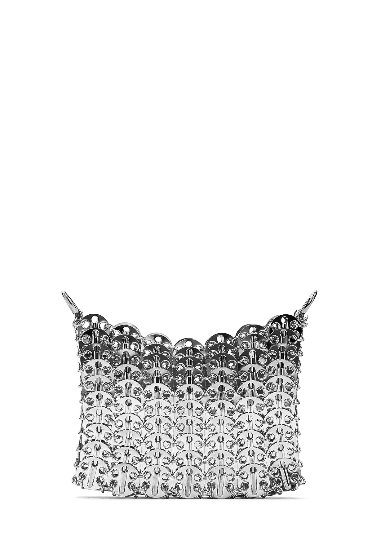 Kadın Gümüş Metal Detaylı Çapraz Çanta - Image 3