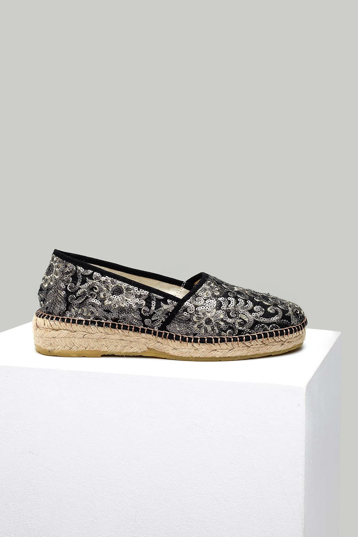 Kadın Hasır Detaylı Espadril Ayakkabı - Image 3