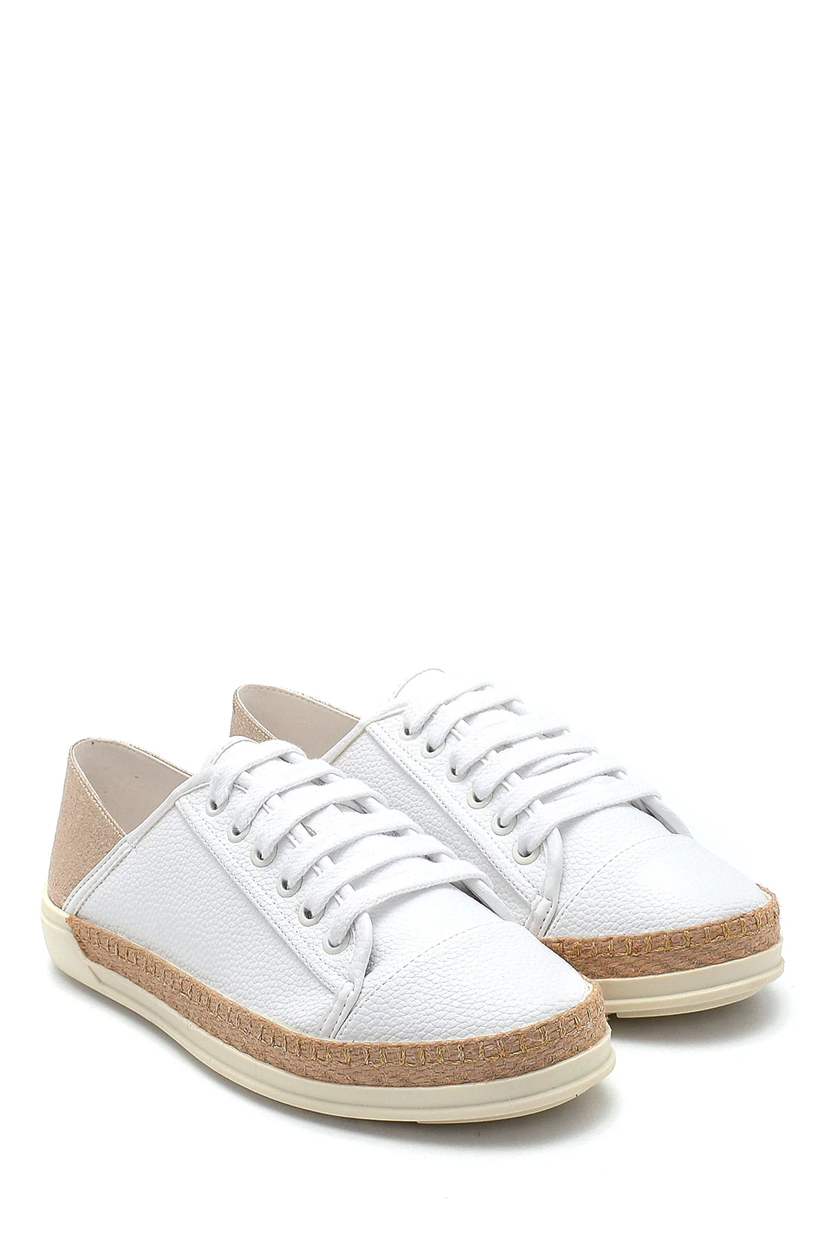Kadın Hasır Detaylı Sneaker - Image 3