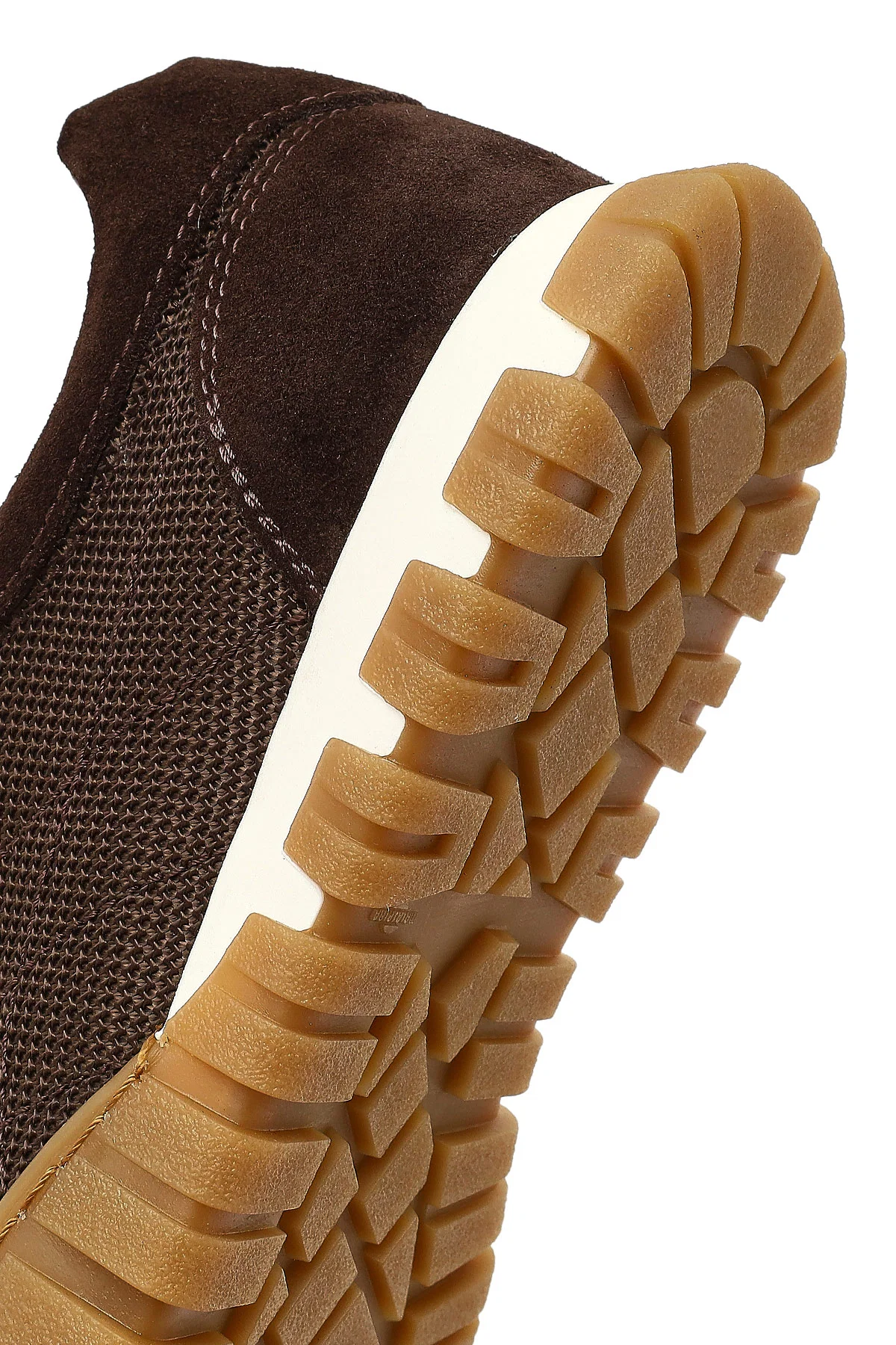 Kadın Kahverengi Bağcıklı Deri Sneaker - Image 8