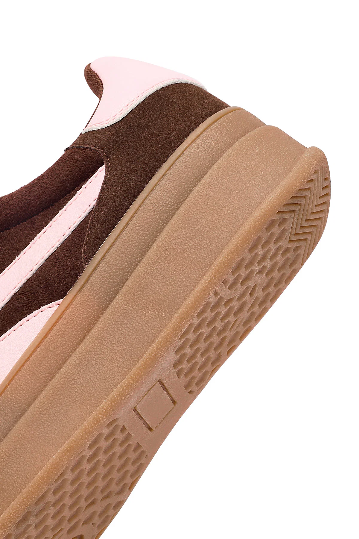 Kadın Kahverengi Bağcıklı Kalın Tabanlı Sneaker - Image 9