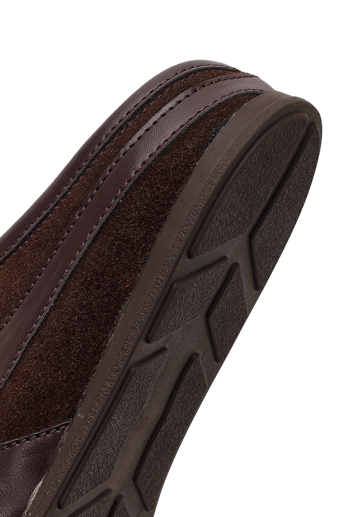 Kadın Kahverengi Mule Arkası Açık Süet Deri Sneaker - Image 8