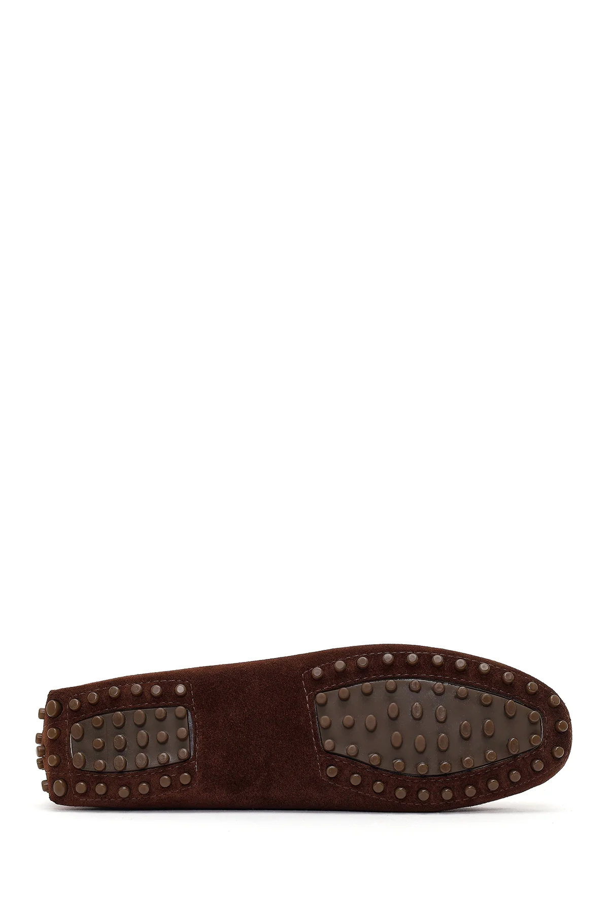 Kadın Kahverengi Süet Deri Loafer - Image 6
