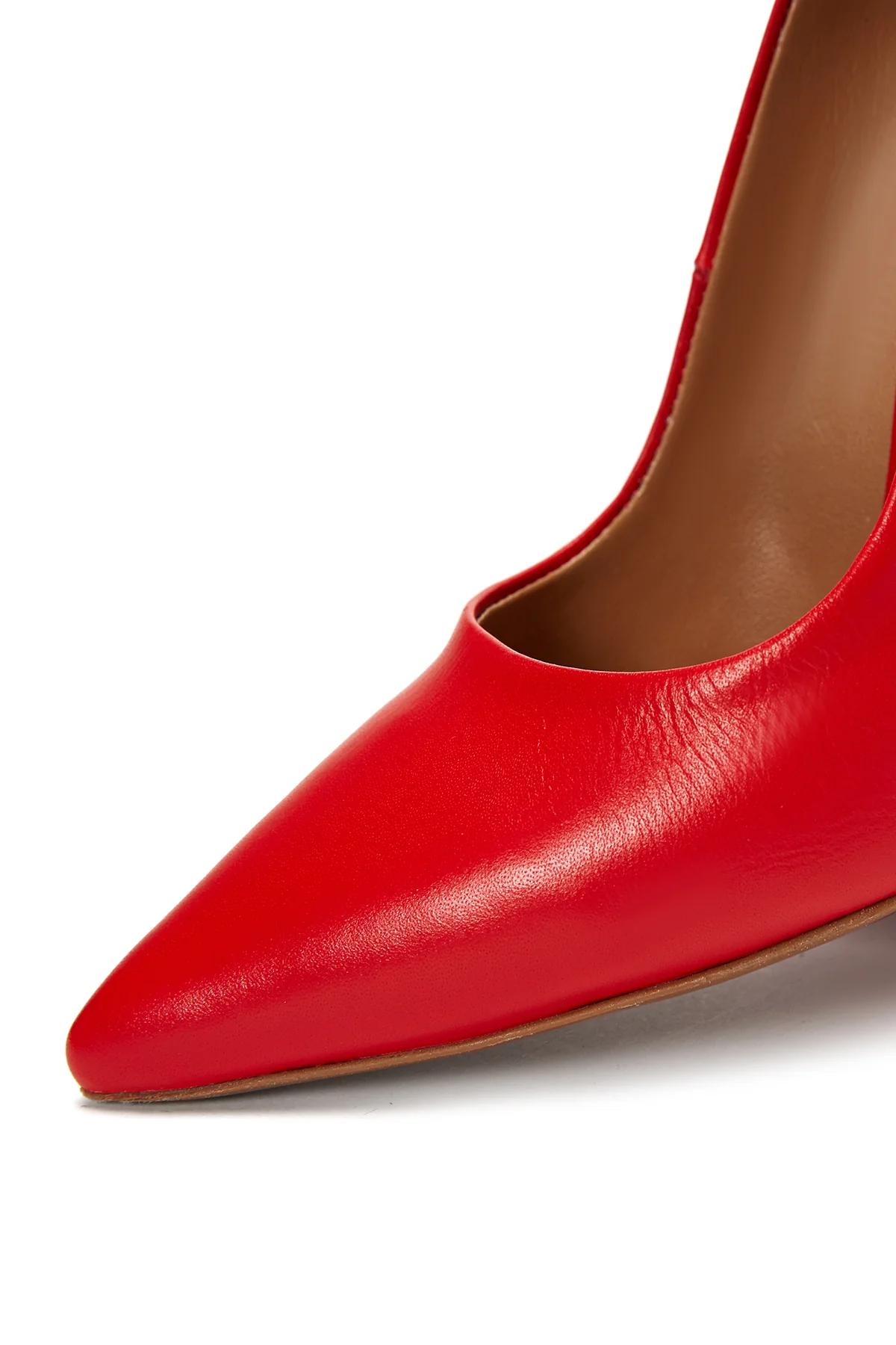 Kadın Kırmızı Deri Stiletto - Image 8