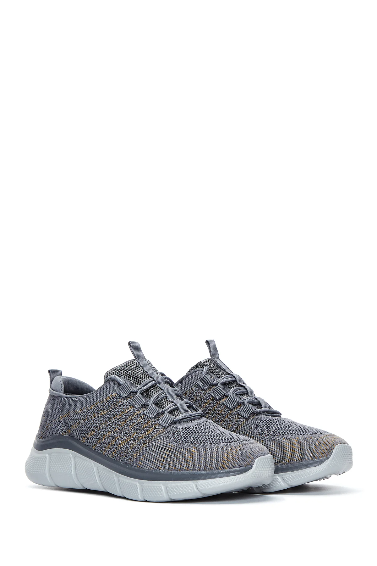 Kadın Koyu Gri Kumaş Sneaker - Image 3