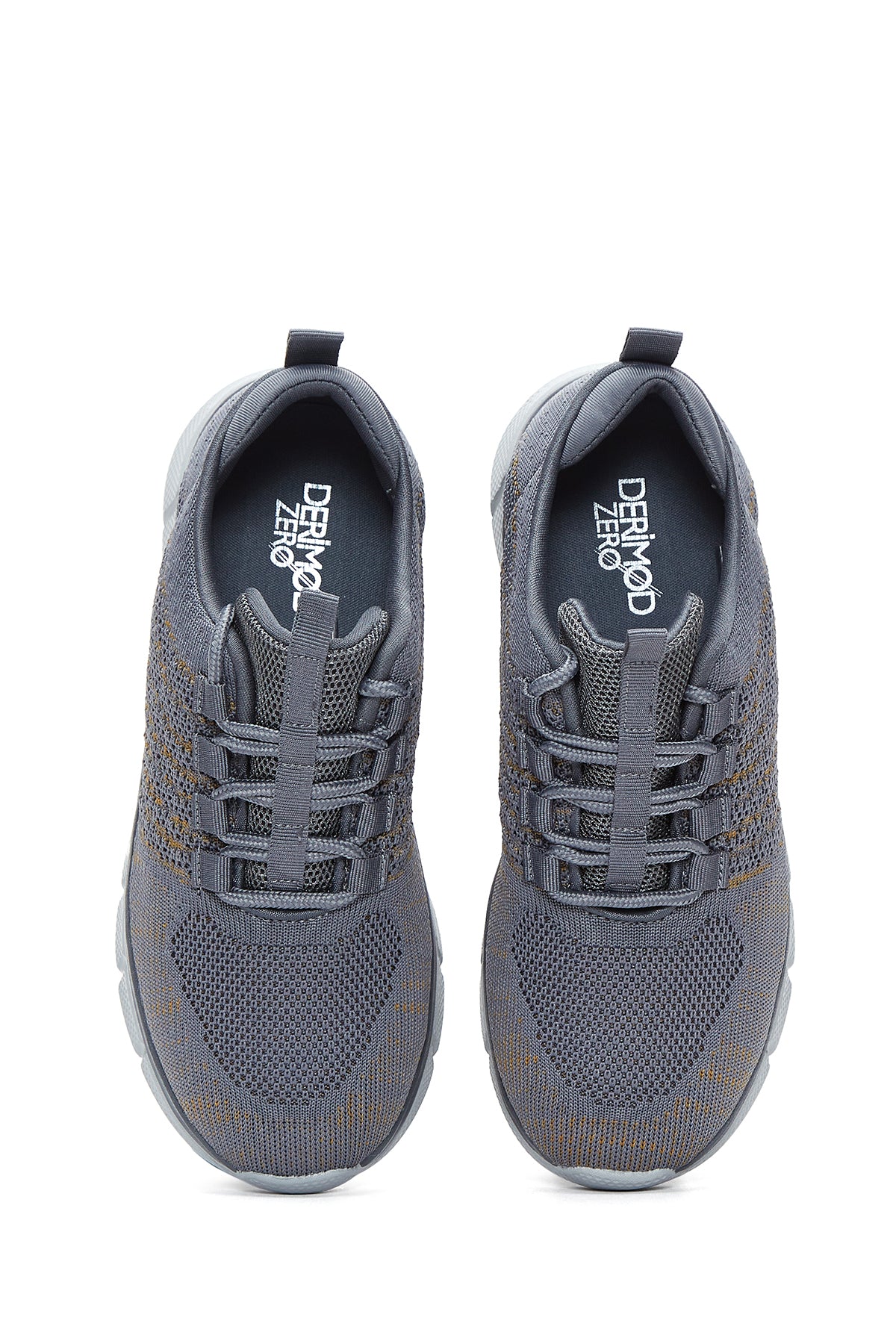 Kadın Koyu Gri Kumaş Sneaker - Image 6