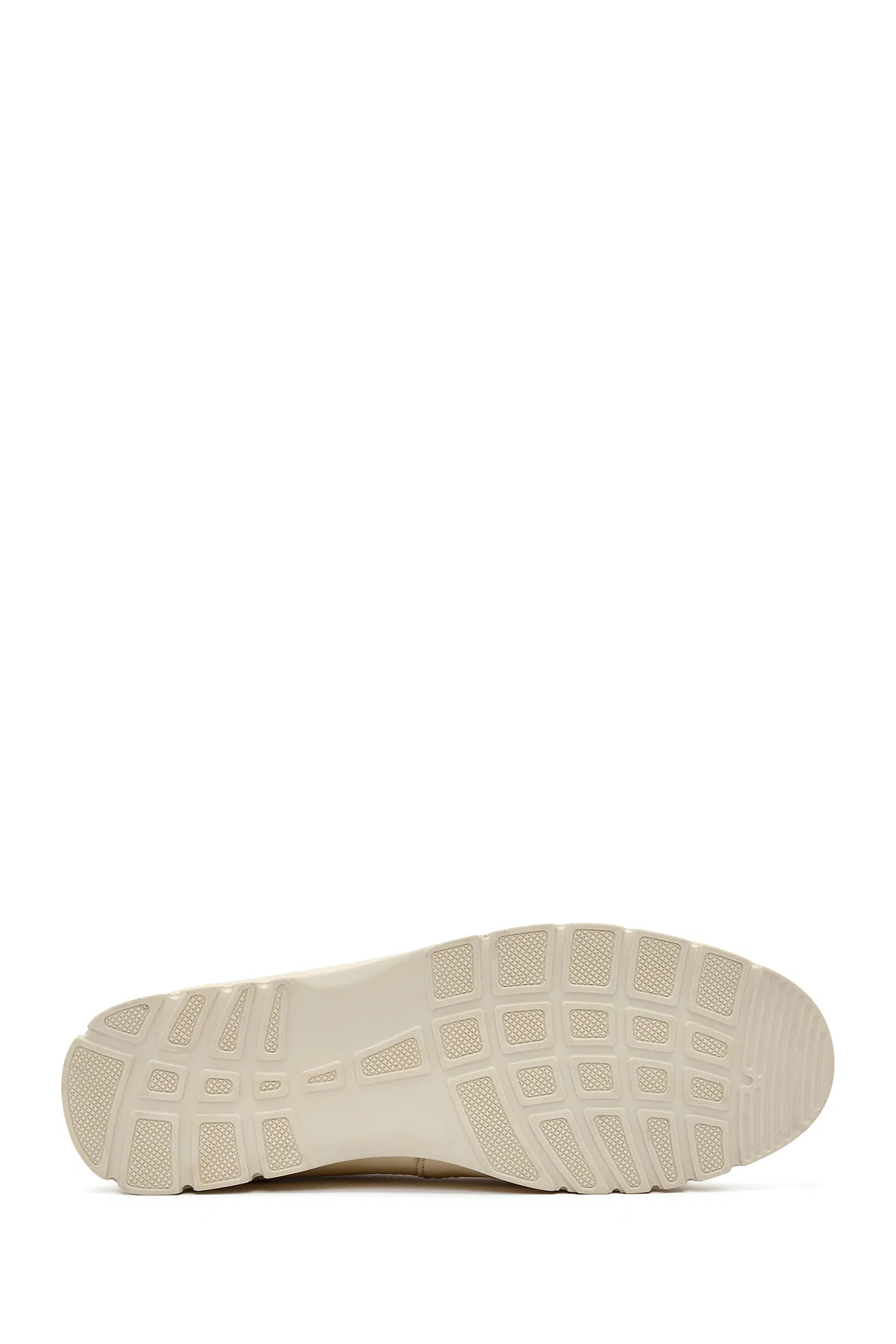 Kadın Krem Deri Comfort Loafer - Image 3