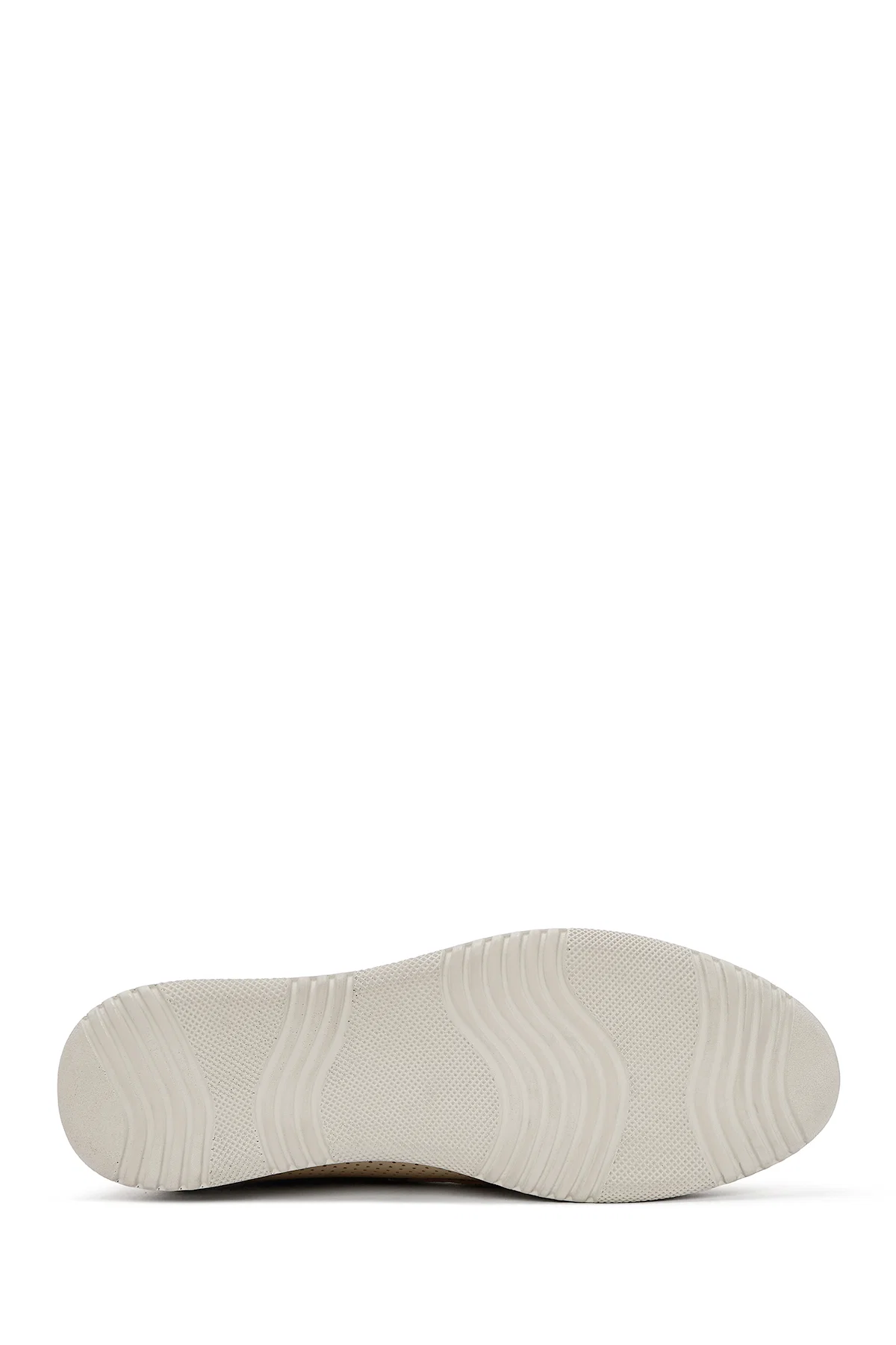 Kadın Krem Dolgu Topuklu Deri Comfort Loafer - Image 4
