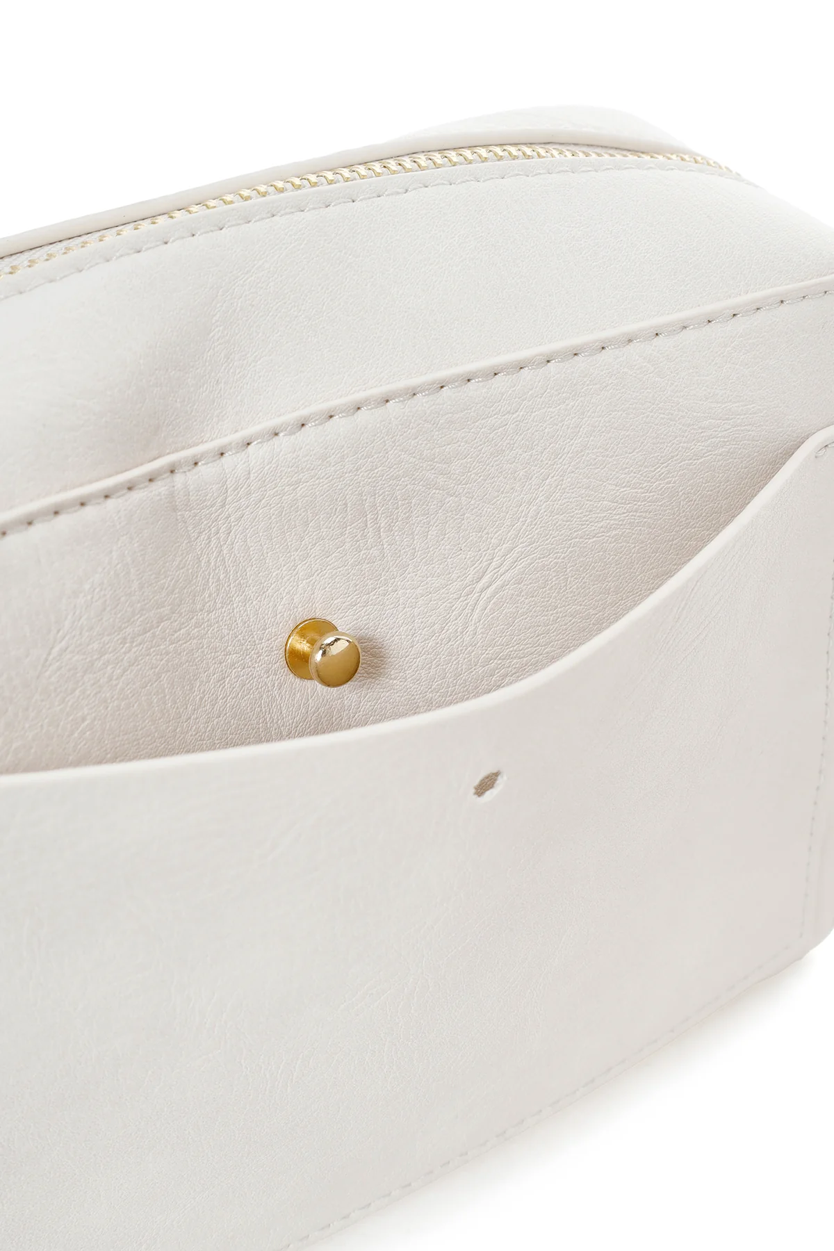 Kadın Krem Uzun Askılı Çapraz Çanta - Image 9